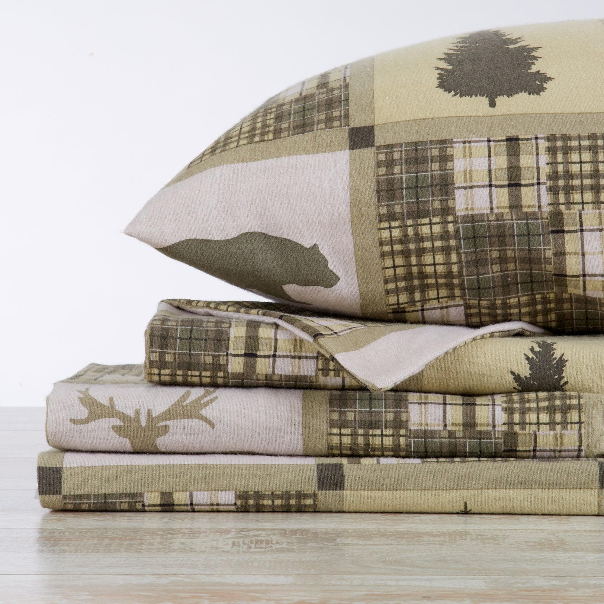 100% Turkish Cotton Flannel Sheet Sets - Boulder Collection - Best Buy Furniture