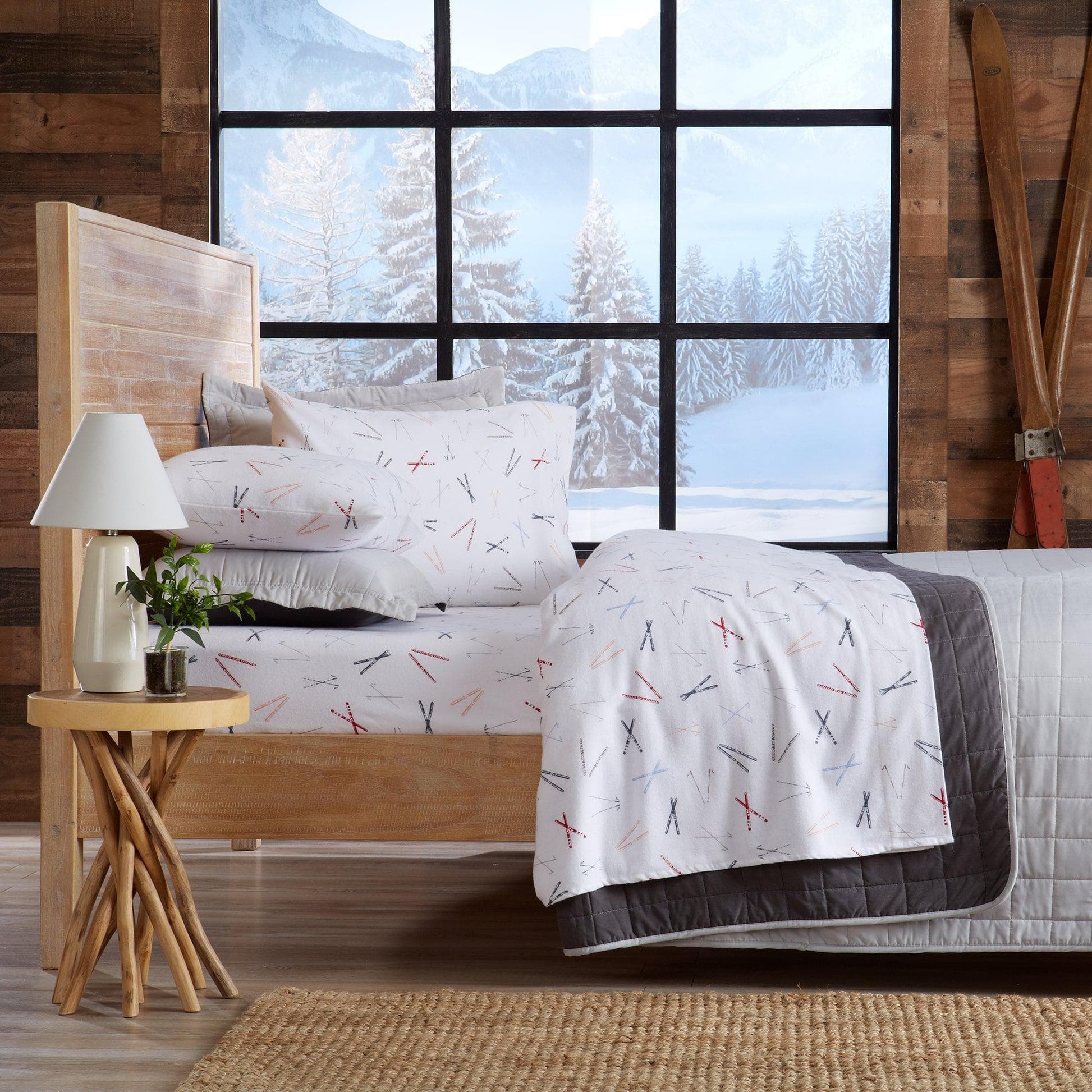 100% Turkish Cotton Flannel Sheet Sets - Boulder Collection - Best Buy Furniture