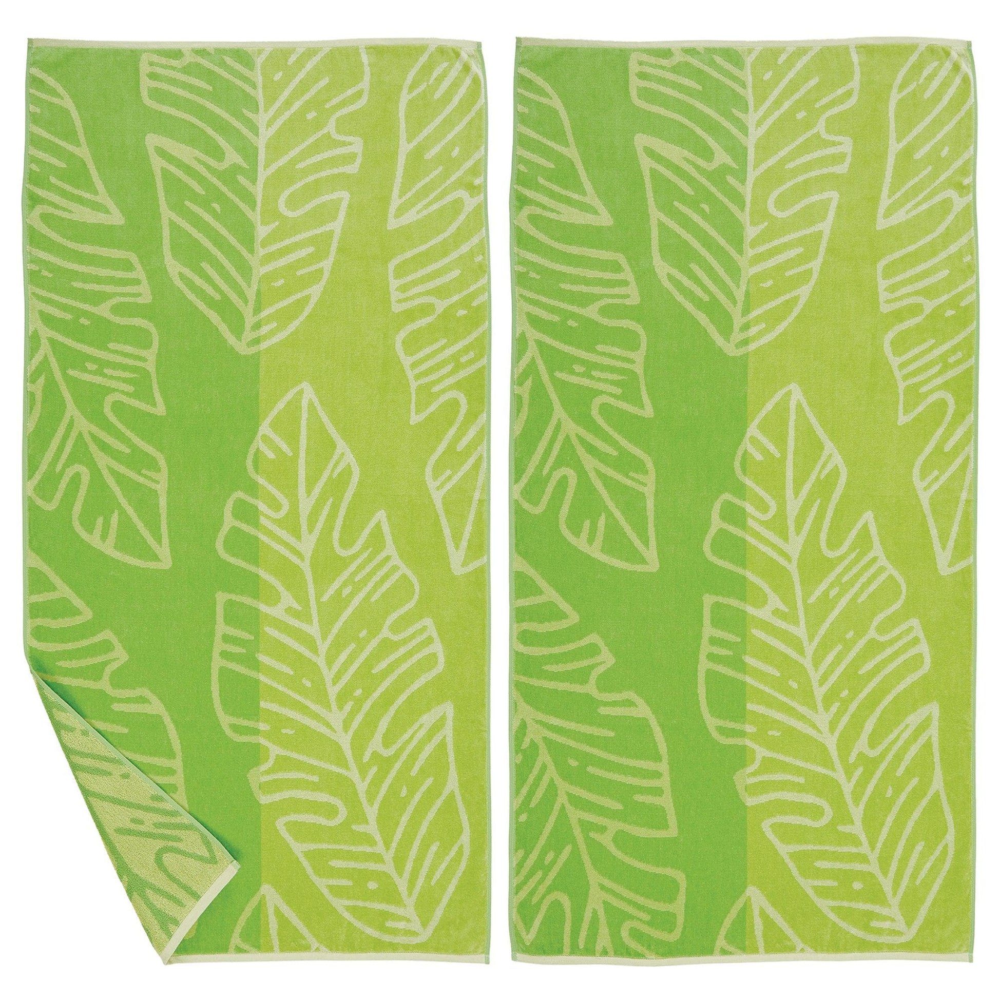 2 Pack Vibrant Beach Towels - Boca Collection - Best Buy Furniture