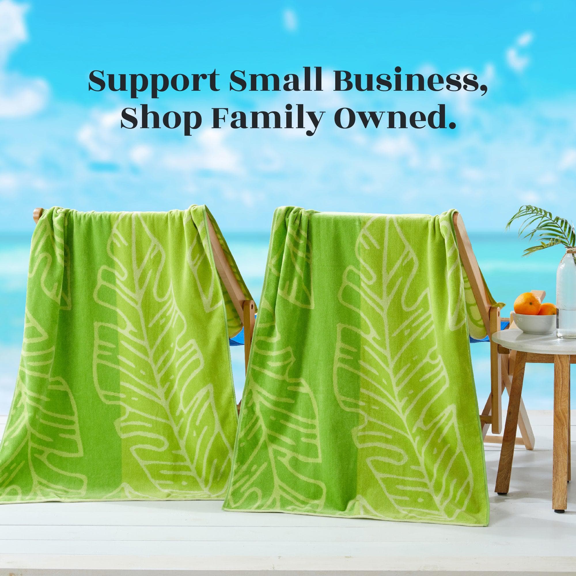 2 Pack Vibrant Beach Towels - Boca Collection - Best Buy Furniture