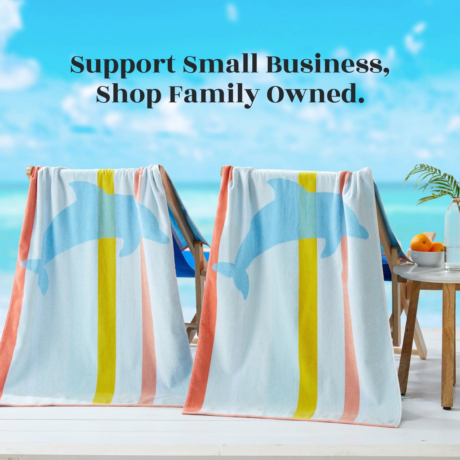 2 Pack Vibrant Beach Towels - Boca Collection - Best Buy Furniture