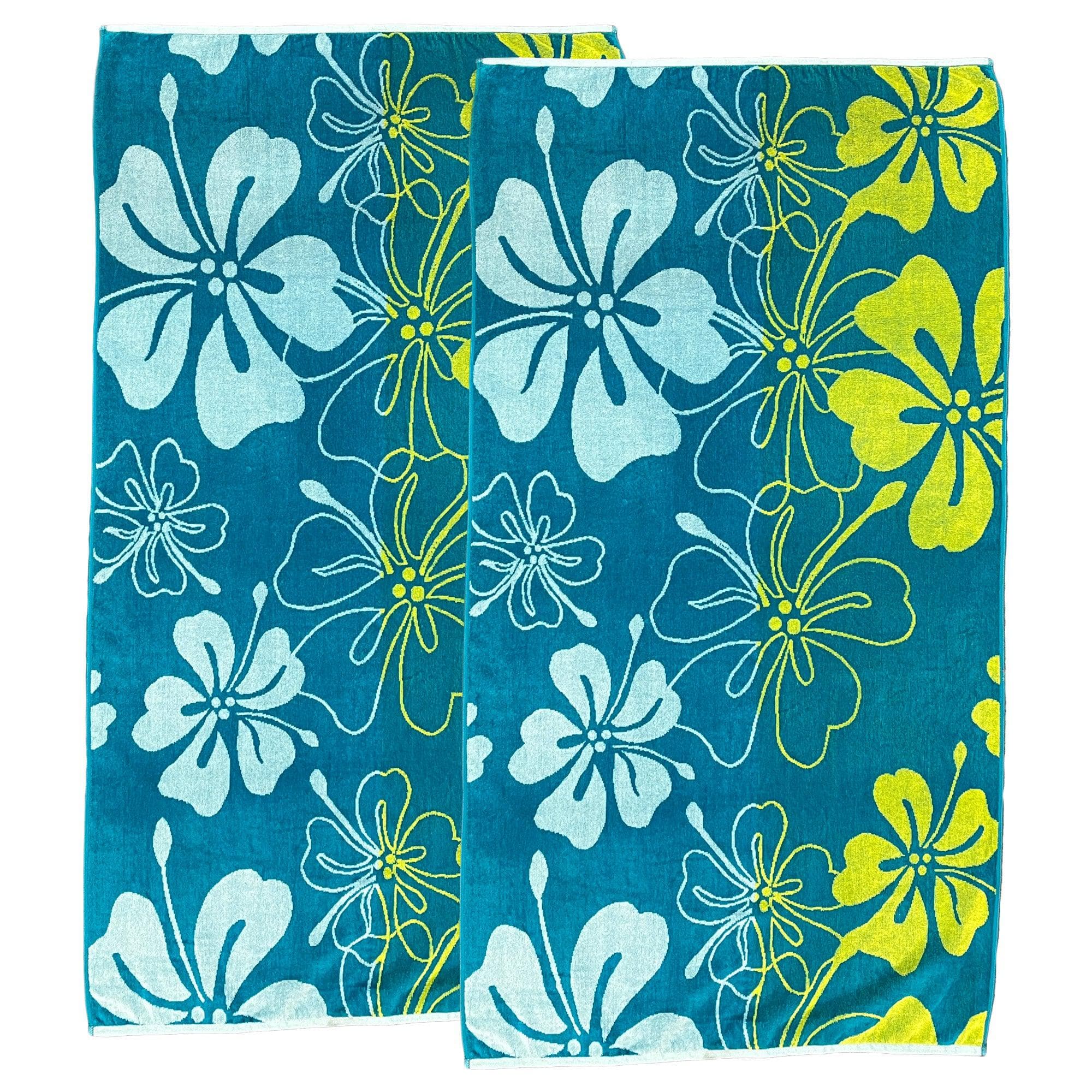 2 Pack Vibrant Beach Towels - Boca Collection - Best Buy Furniture
