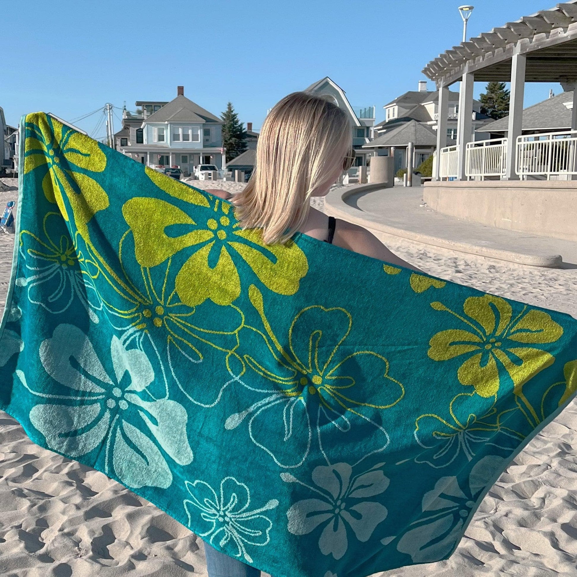 2 Pack Vibrant Beach Towels - Boca Collection - Best Buy Furniture