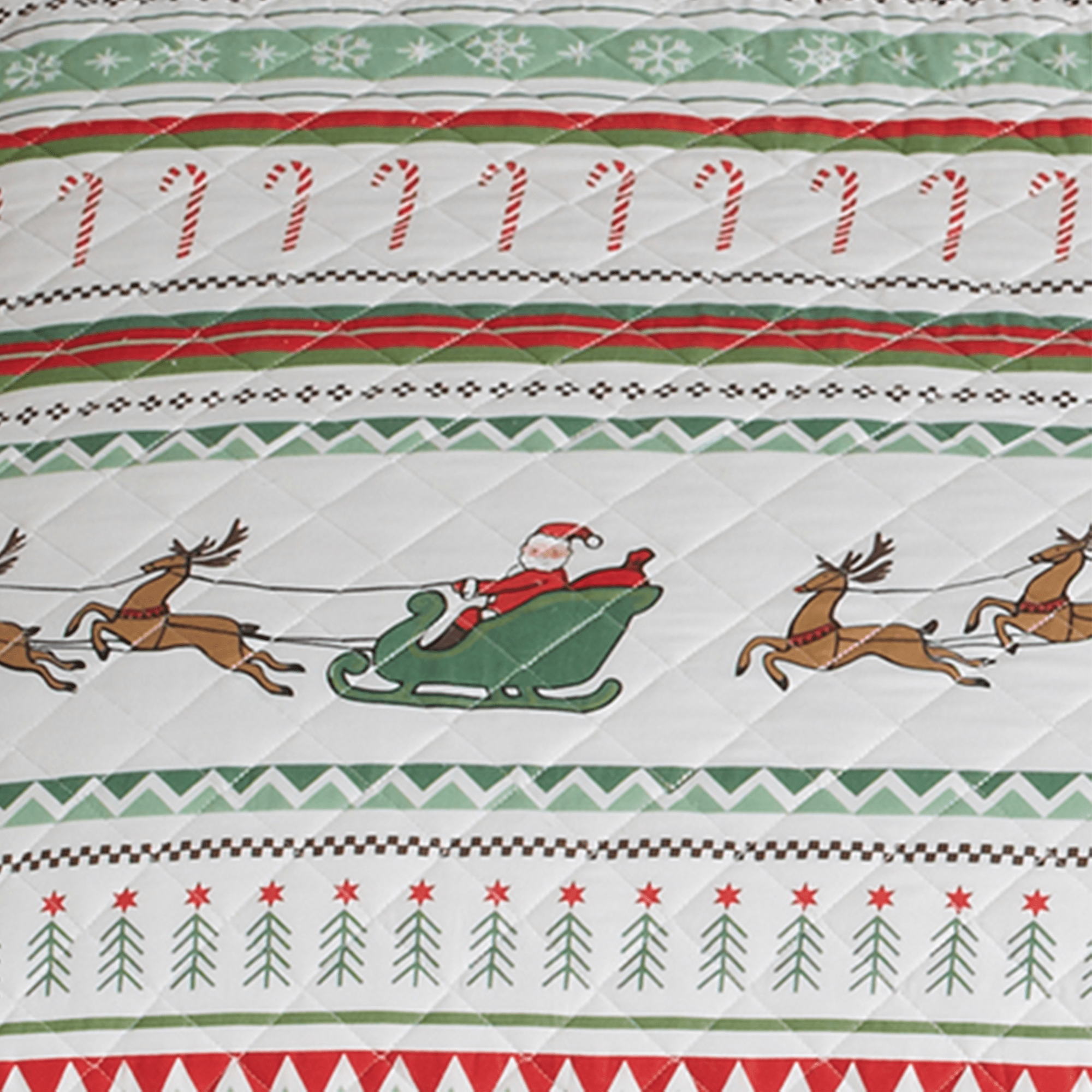 3-Piece Christmas Quilt - Festive Collection - Best Buy Furniture