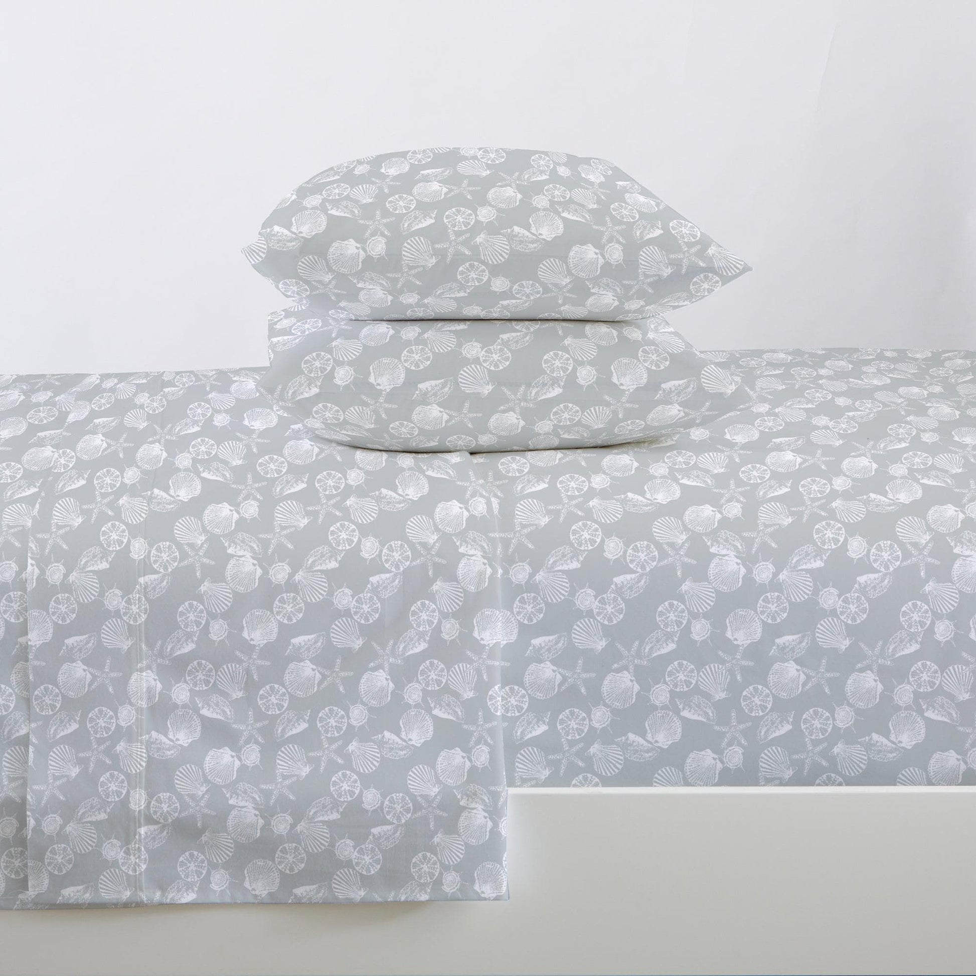 4-Piece Coastal Microfiber Sheet - Newport Collection - Best Buy Furniture