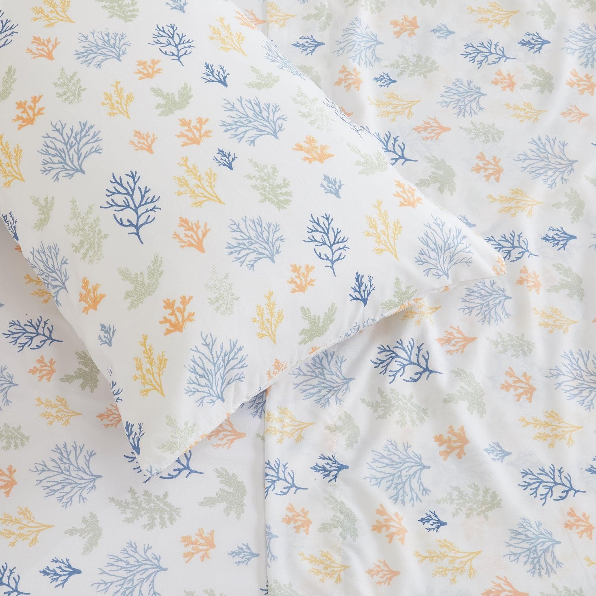 4-Piece Coastal Microfiber Sheet Set - Nantucket Collection - Best Buy Furniture