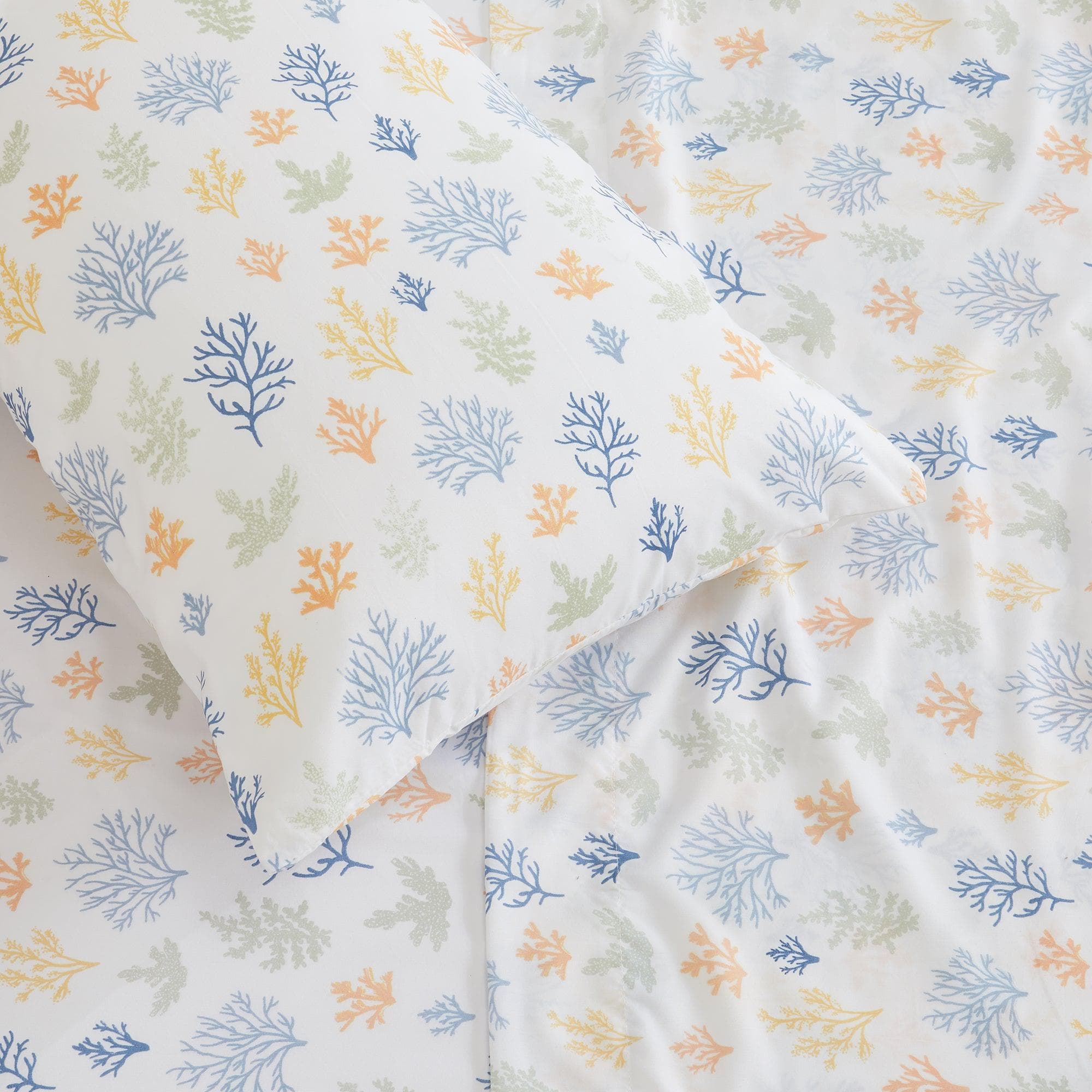 4-Piece Coastal Microfiber Sheet Set - Nantucket Collection - Best Buy Furniture