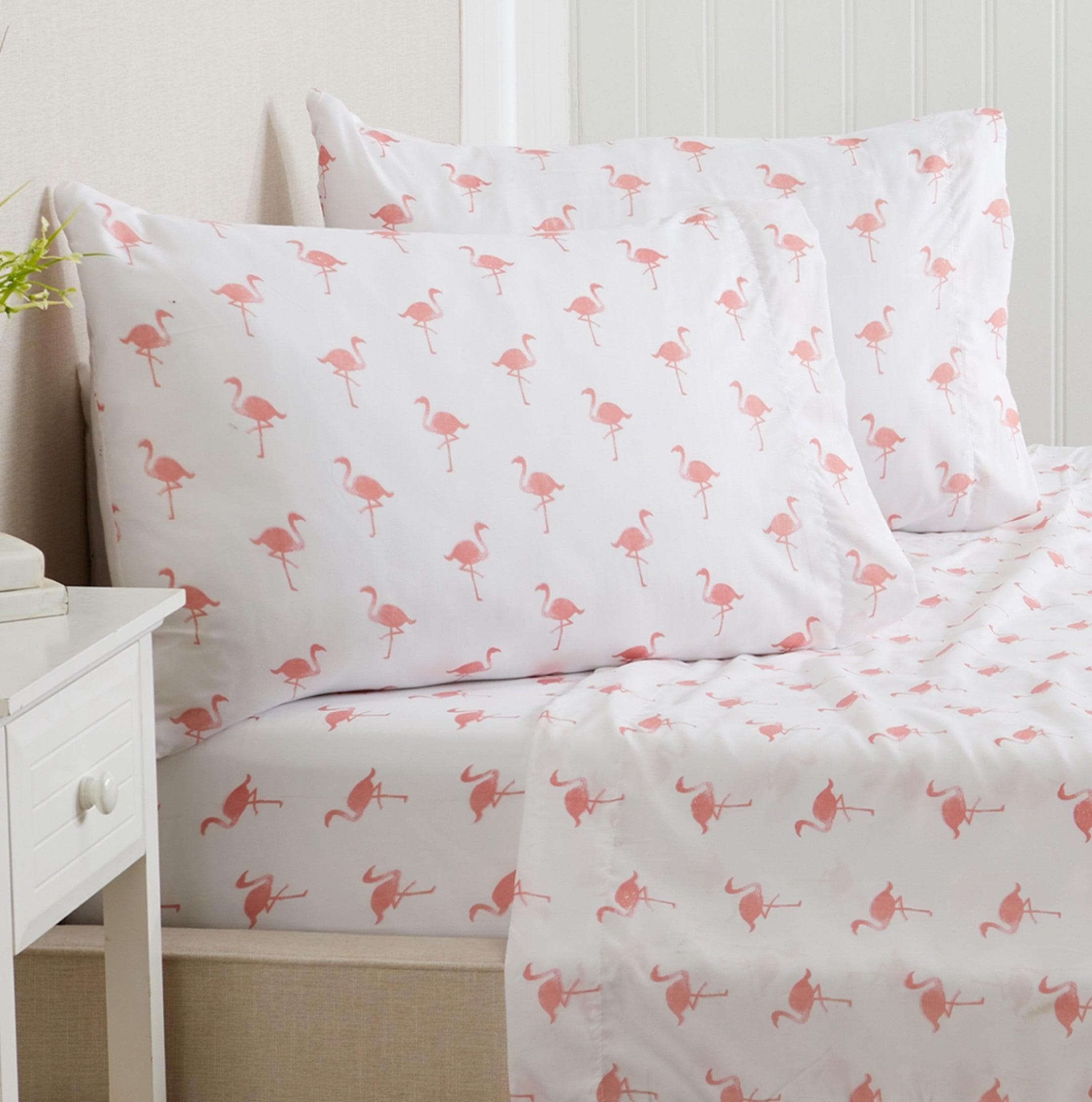 4-Piece Coastal Microfiber Sheet Set - Nantucket Collection - Best Buy Furniture