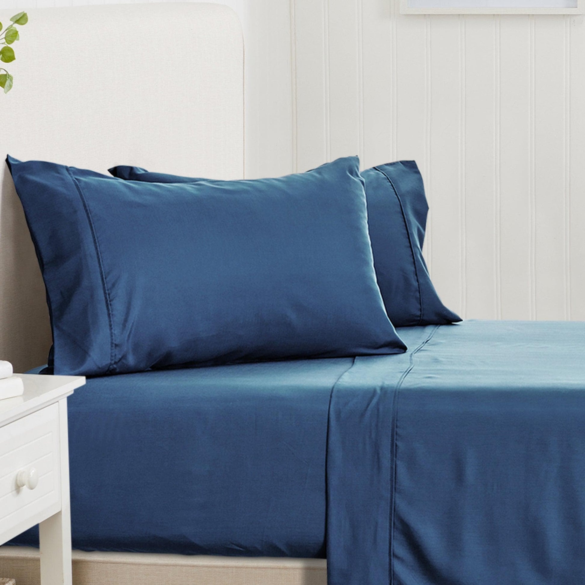 4 Piece Rayon Derived from Bamboo Sheet Set - Jordyn Collection - Best Buy Furniture