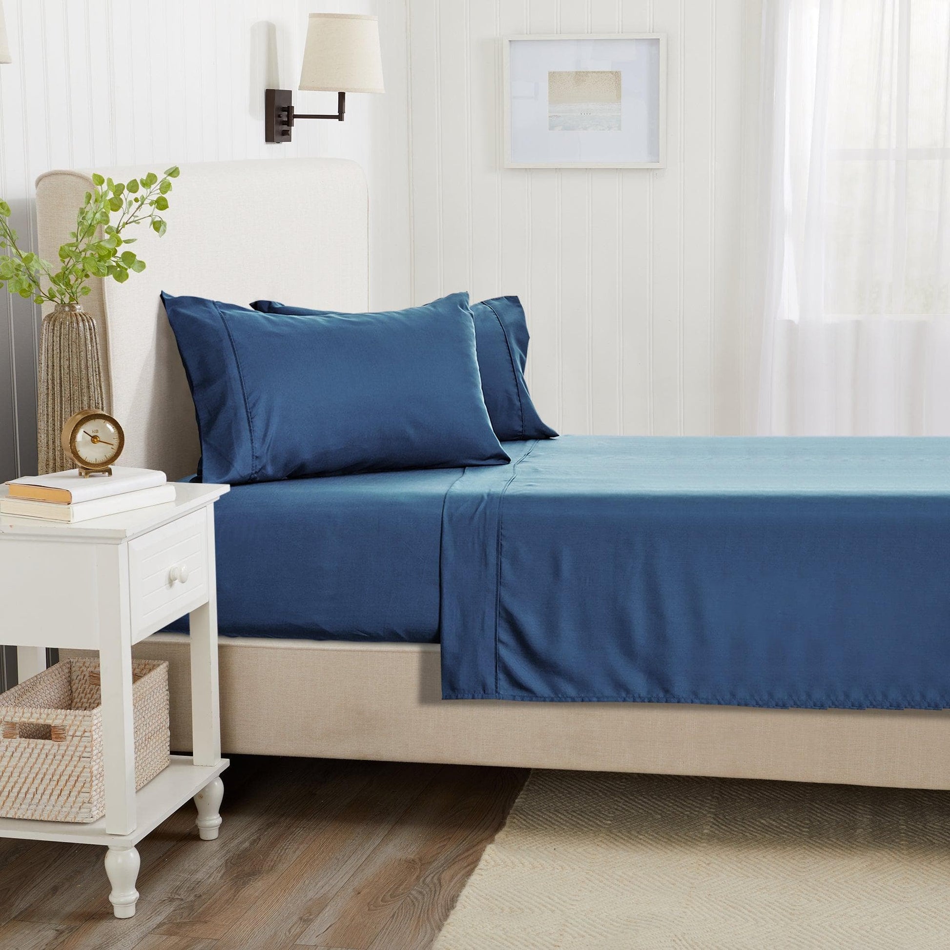 4 Piece Rayon Derived from Bamboo Sheet Set - Jordyn Collection - Best Buy Furniture