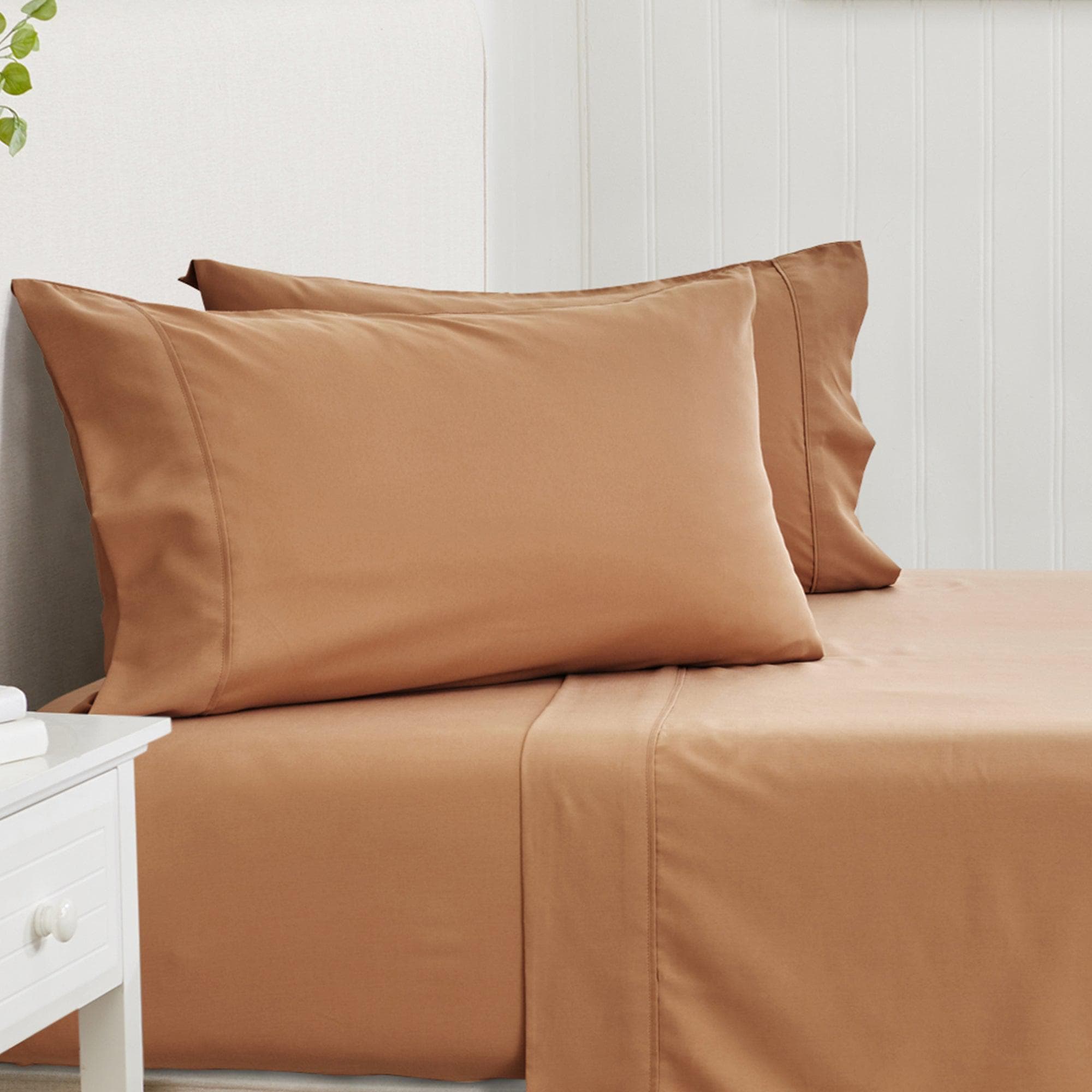4 Piece Rayon Derived from Bamboo Sheet Set - Jordyn Collection - Best Buy Furniture