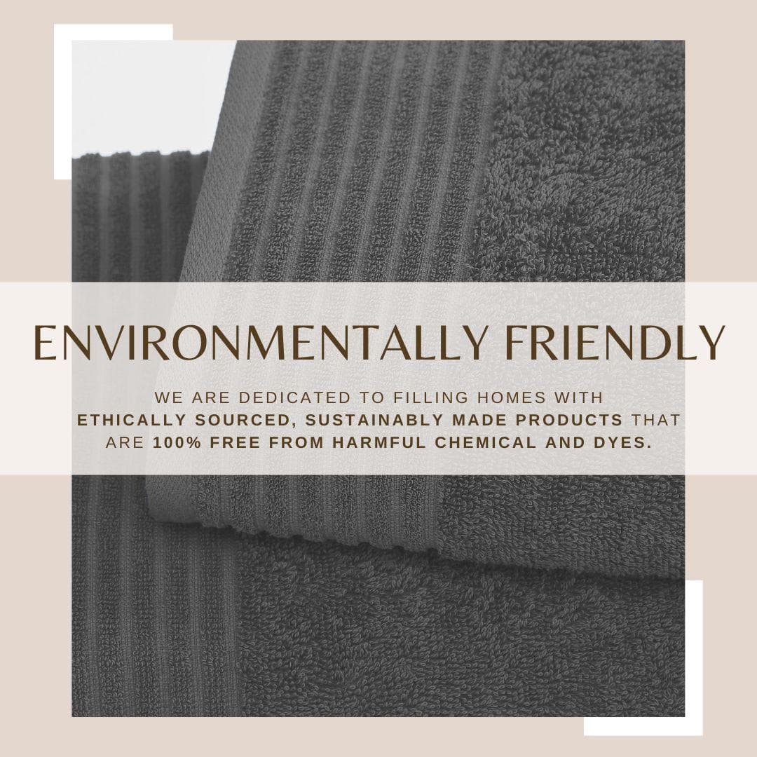 4 Pack Cotton Bath Towels - Kasper Collection - Best Buy Furniture