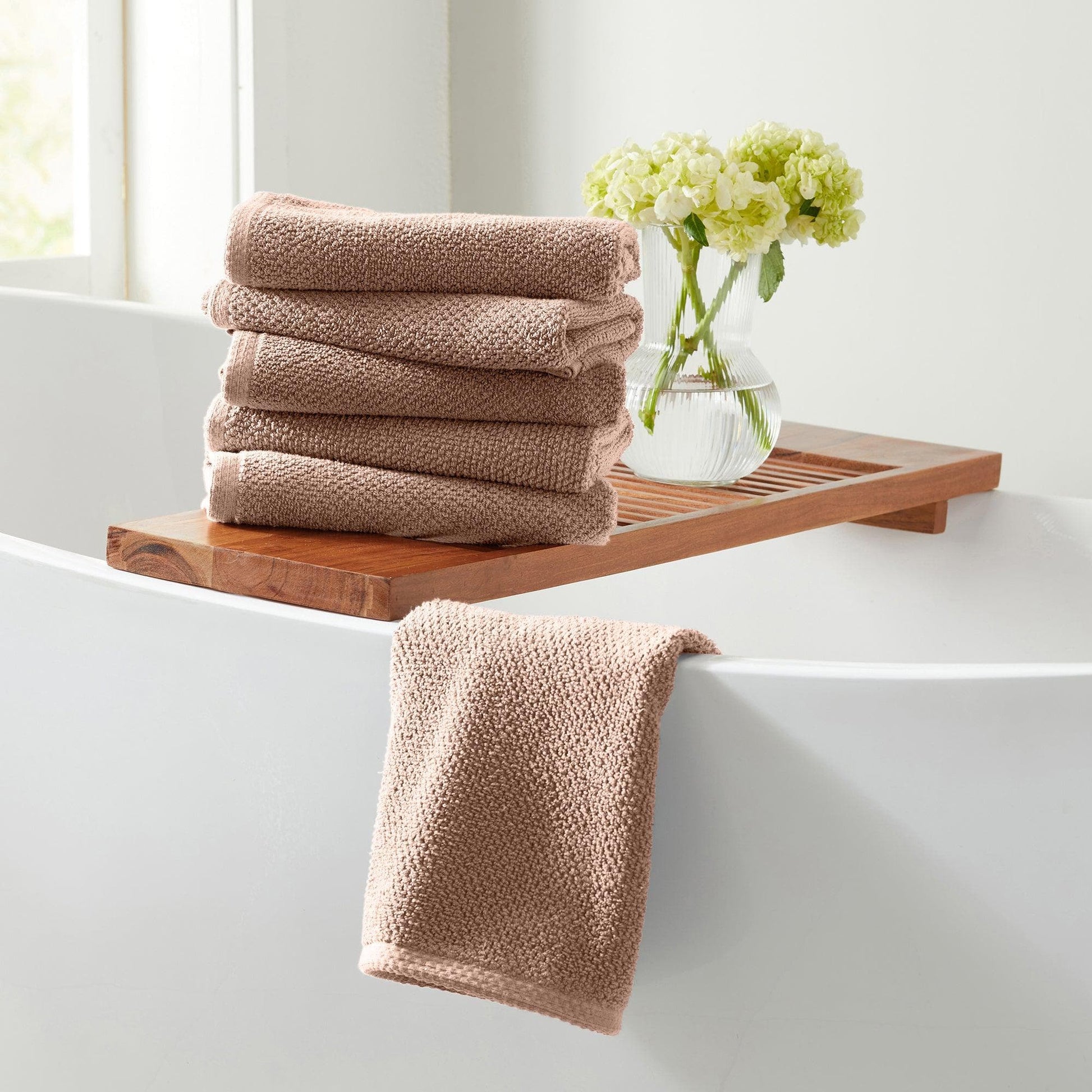 4 Pack Cotton Bath Towels - Kasper Collection - Best Buy Furniture
