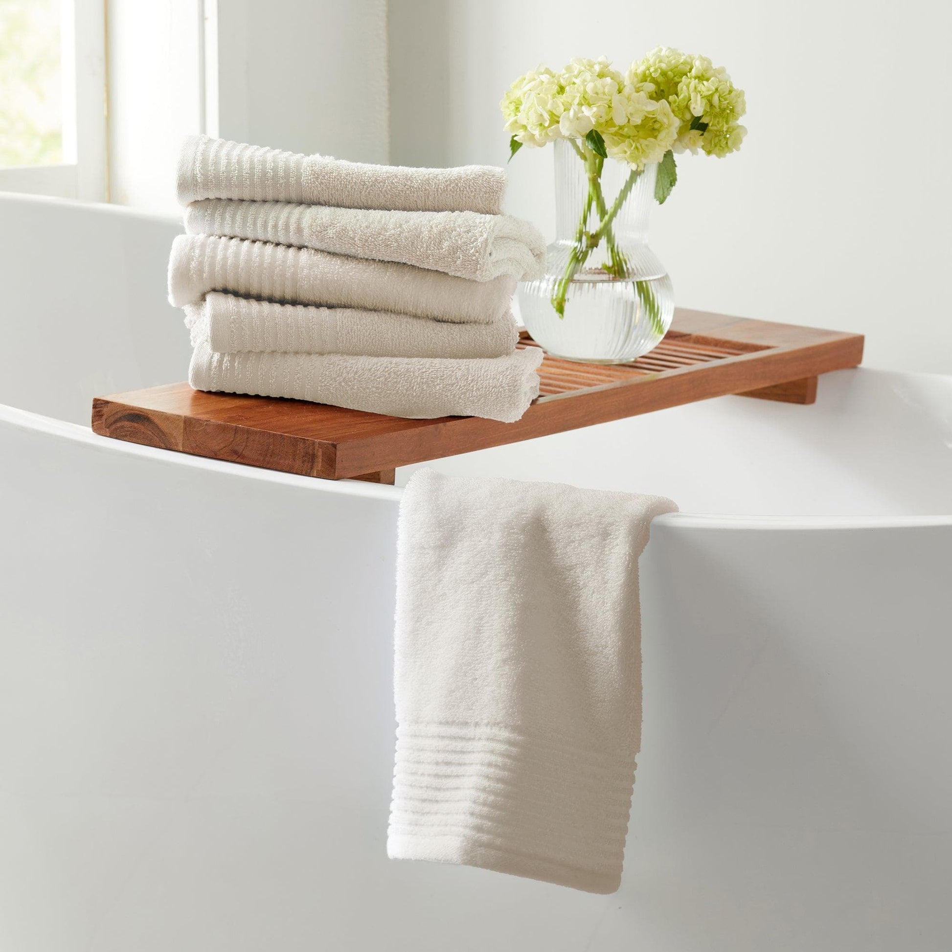 4 Pack Cotton Bath Towels - Kasper Collection - Best Buy Furniture