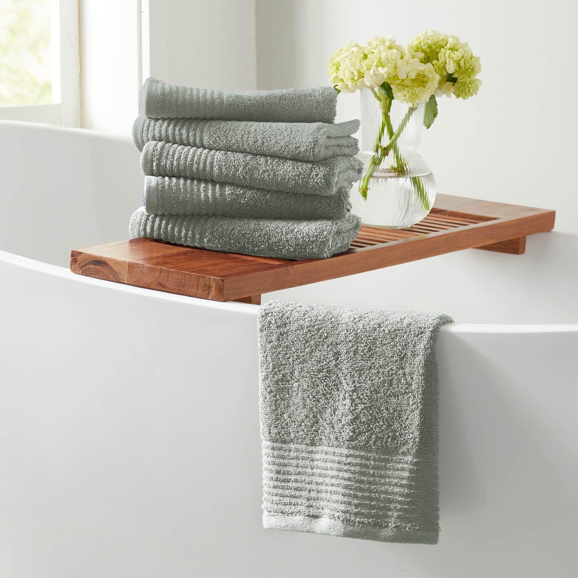 6 Pack Cotton Hand Towels - Kasper Collection - Best Buy Furniture