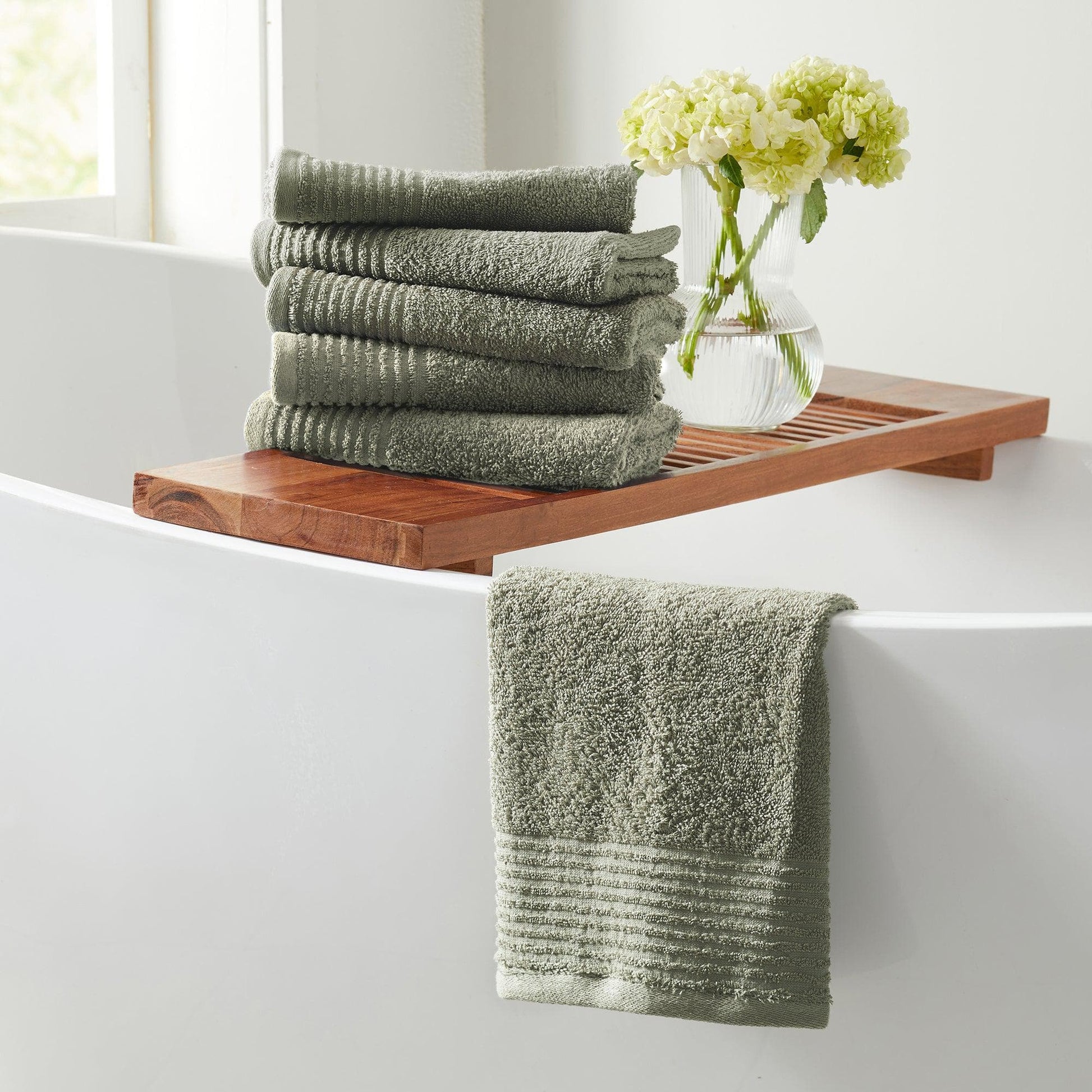 6 Pack Cotton Hand Towels - Kasper Collection - Best Buy Furniture