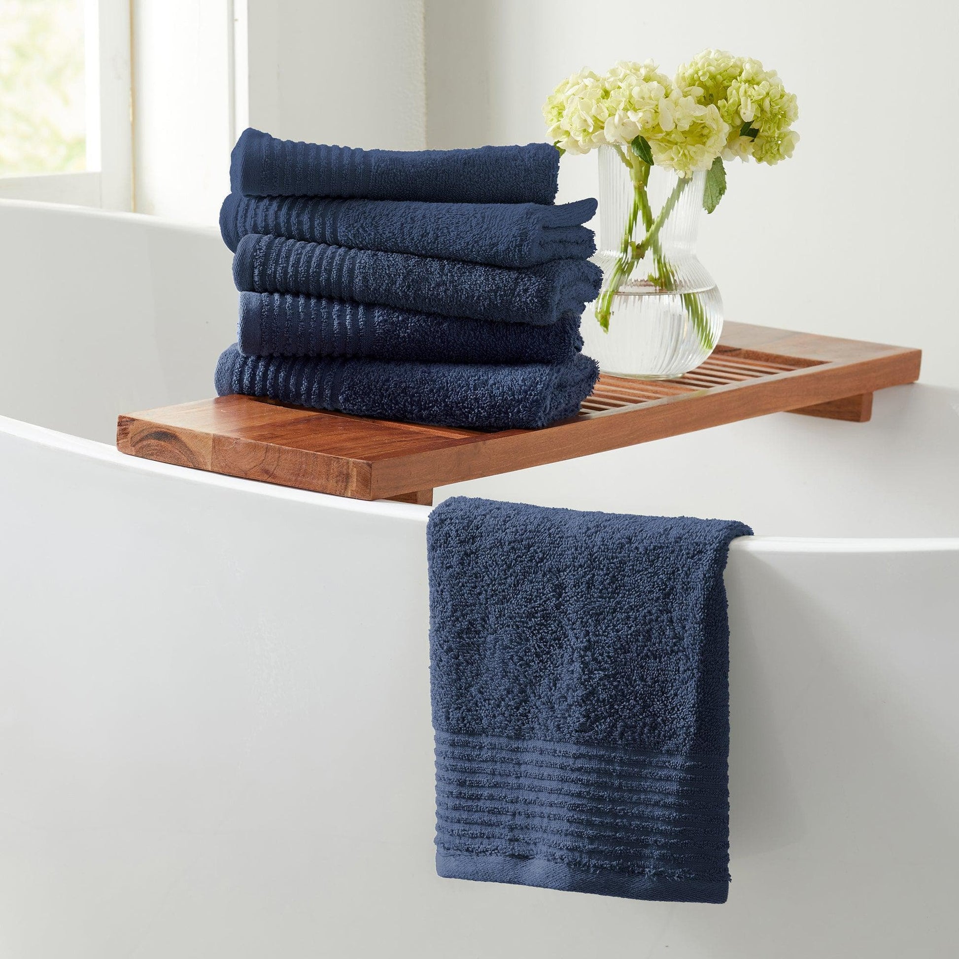 6 Pack Cotton Hand Towels - Kasper Collection - Best Buy Furniture