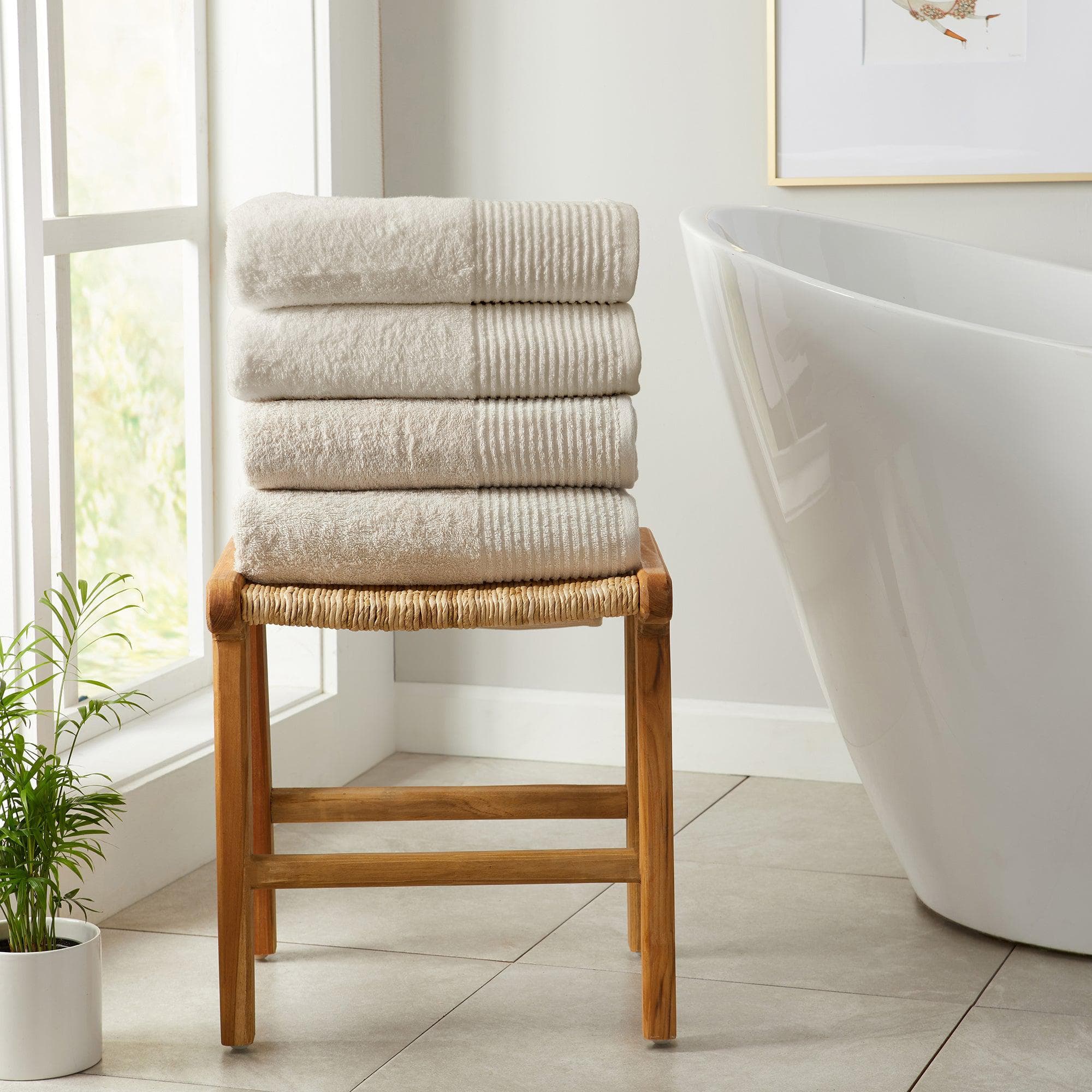 6 Pack Cotton Hand Towels - Kasper Collection - Best Buy Furniture