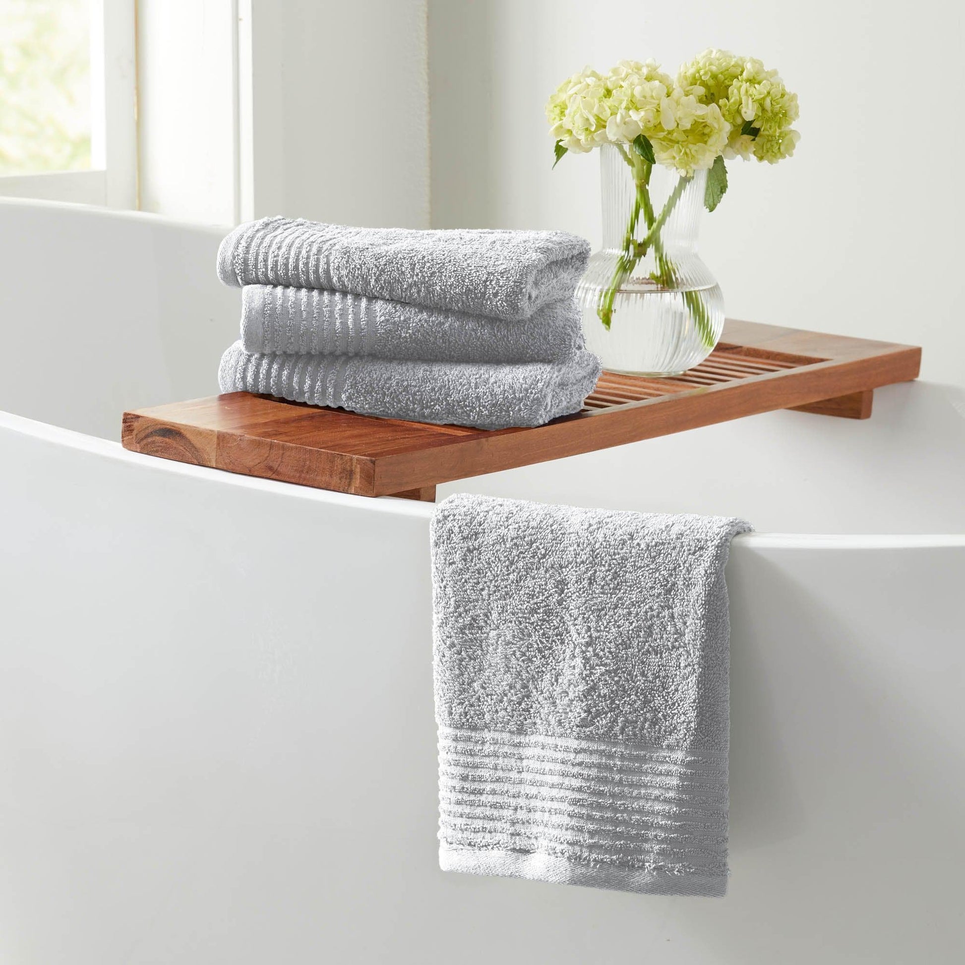 6 Piece Set Cotton Bath Towels - Kasper Collection - Best Buy Furniture