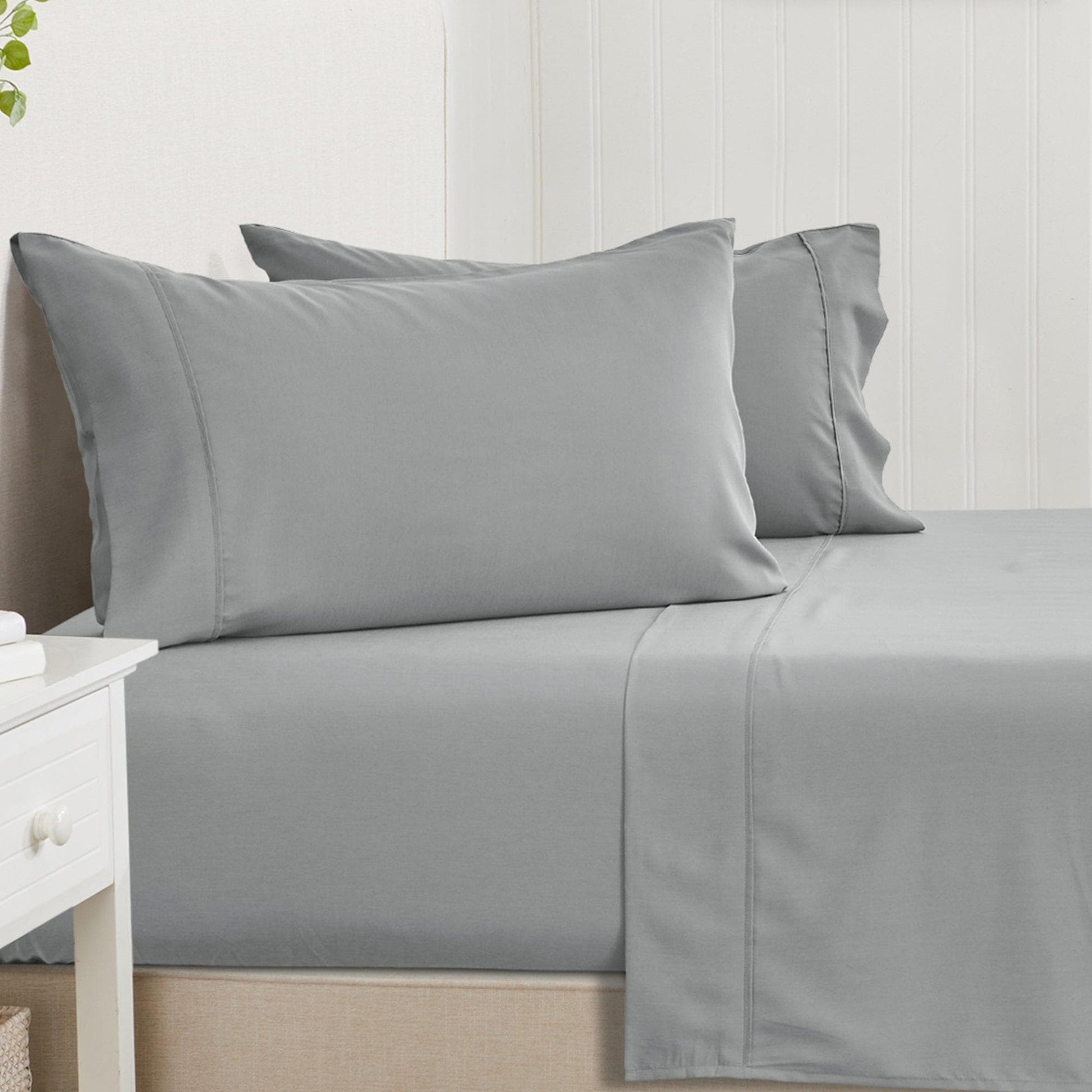 4 Piece Rayon Derived from Bamboo Sheet Set - Jordyn Collection - Best Buy Furniture