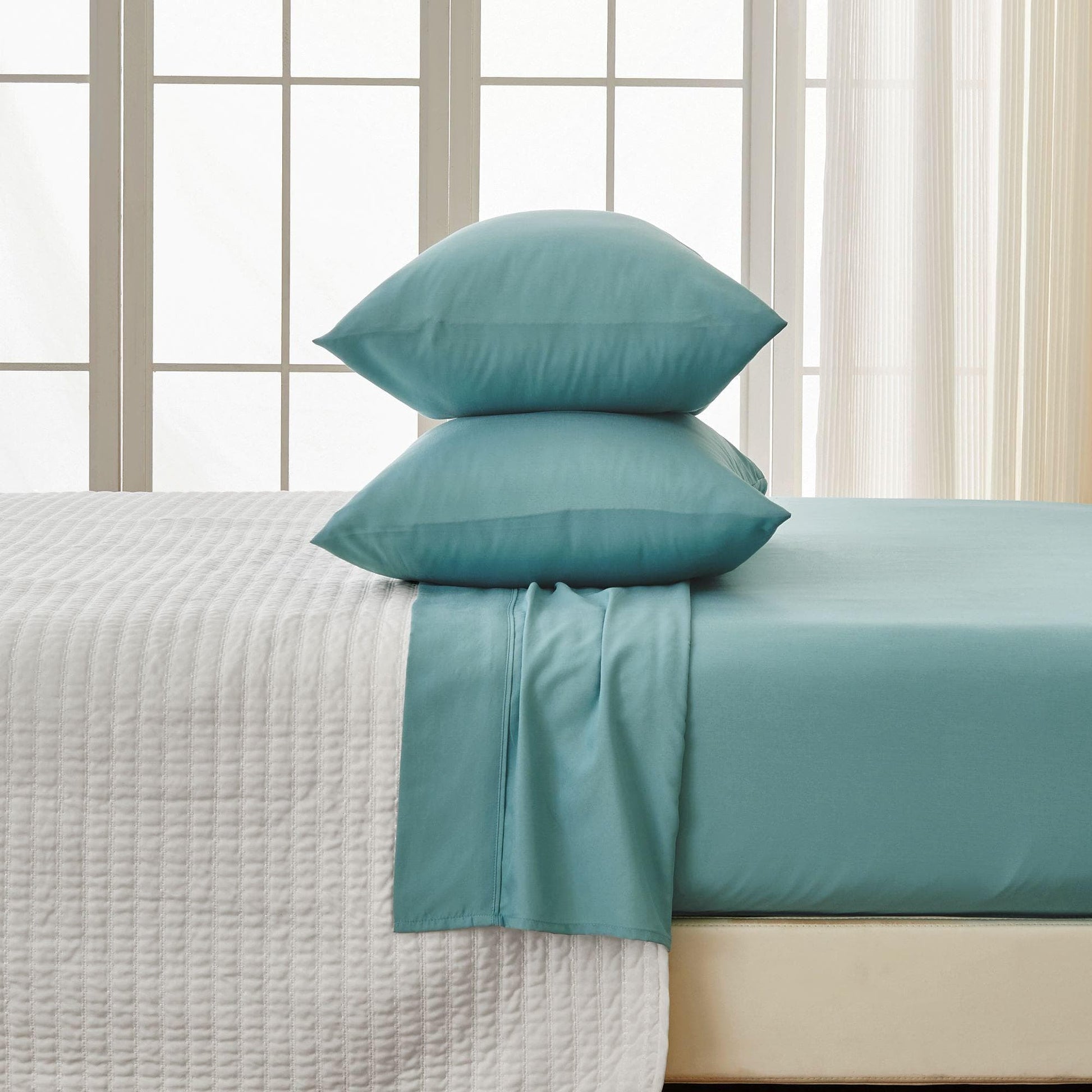 4 Piece Rayon Derived from Bamboo Sheet Set - Jordyn Collection - Best Buy Furniture