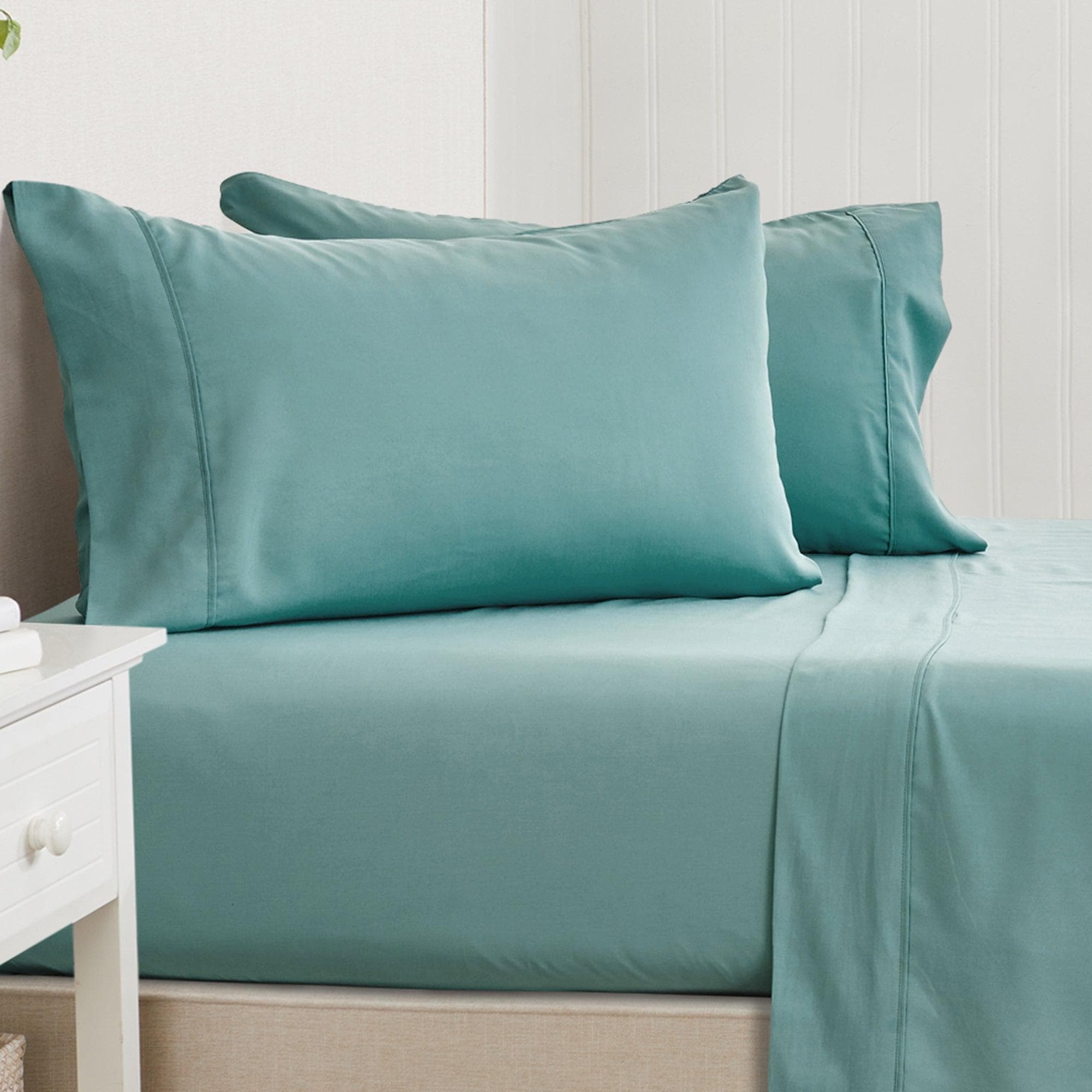 4 Piece Rayon Derived from Bamboo Sheet Set - Jordyn Collection - Best Buy Furniture