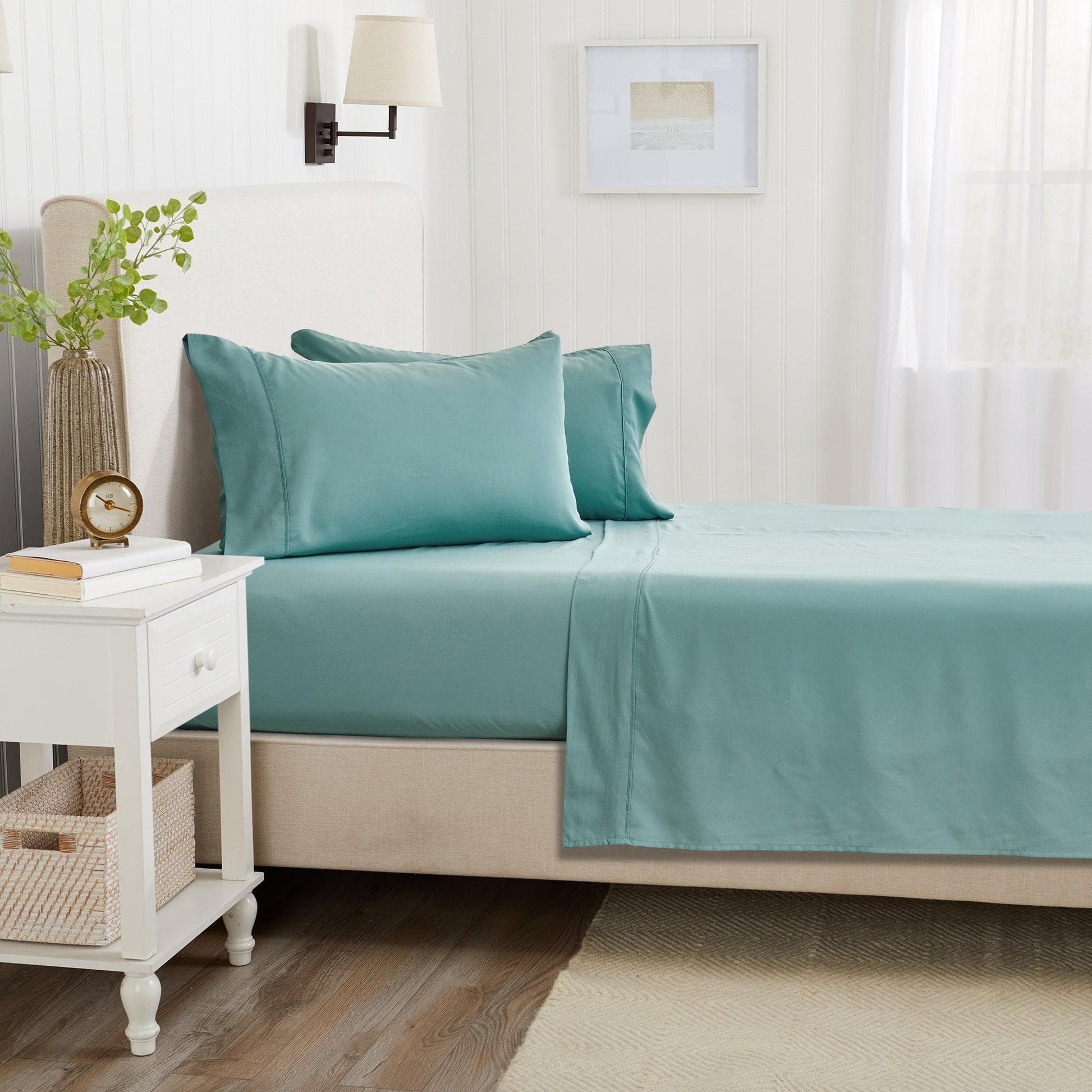 4 Piece Rayon Derived from Bamboo Sheet Set - Jordyn Collection - Best Buy Furniture