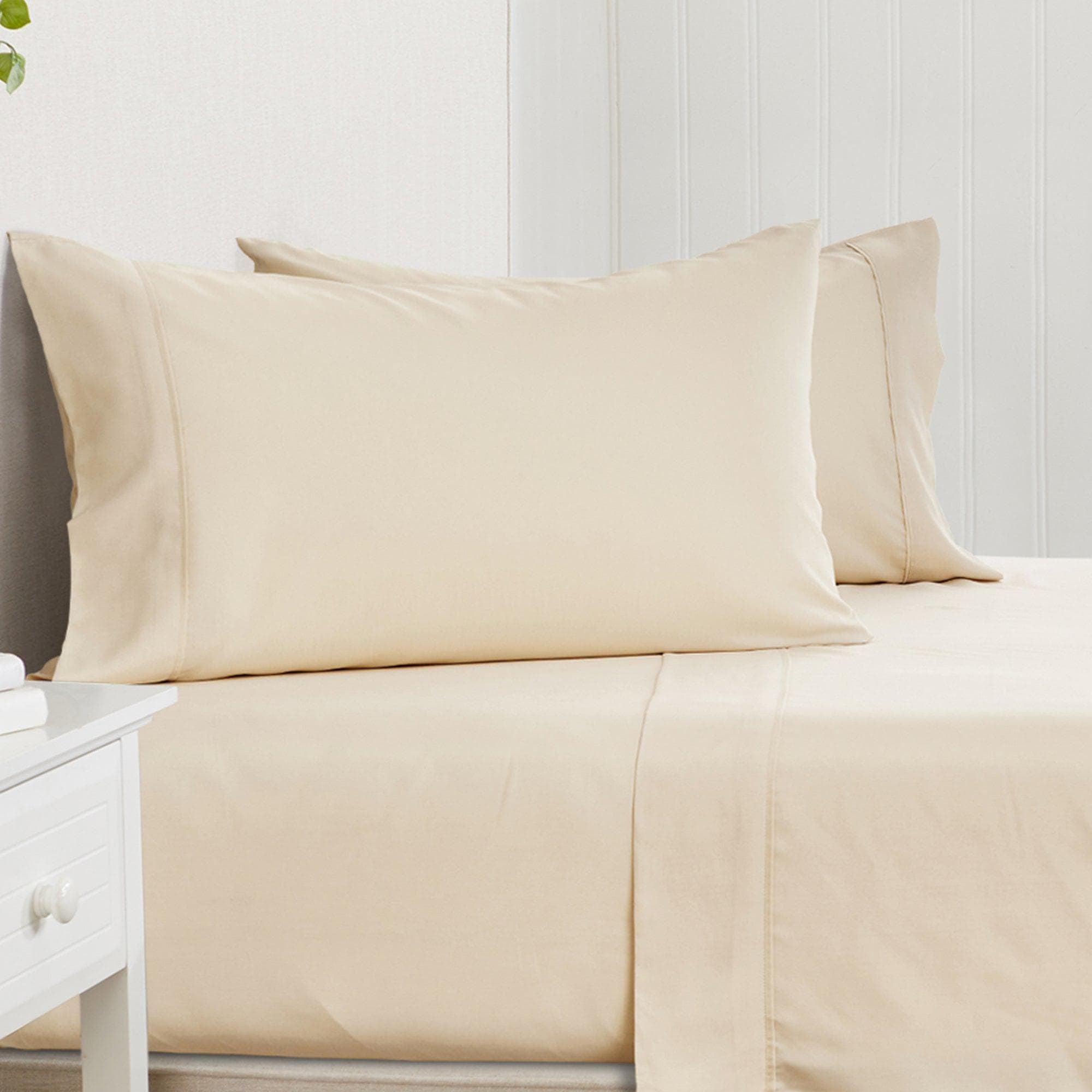 4 Piece Rayon Derived from Bamboo Sheet Set - Jordyn Collection - Best Buy Furniture