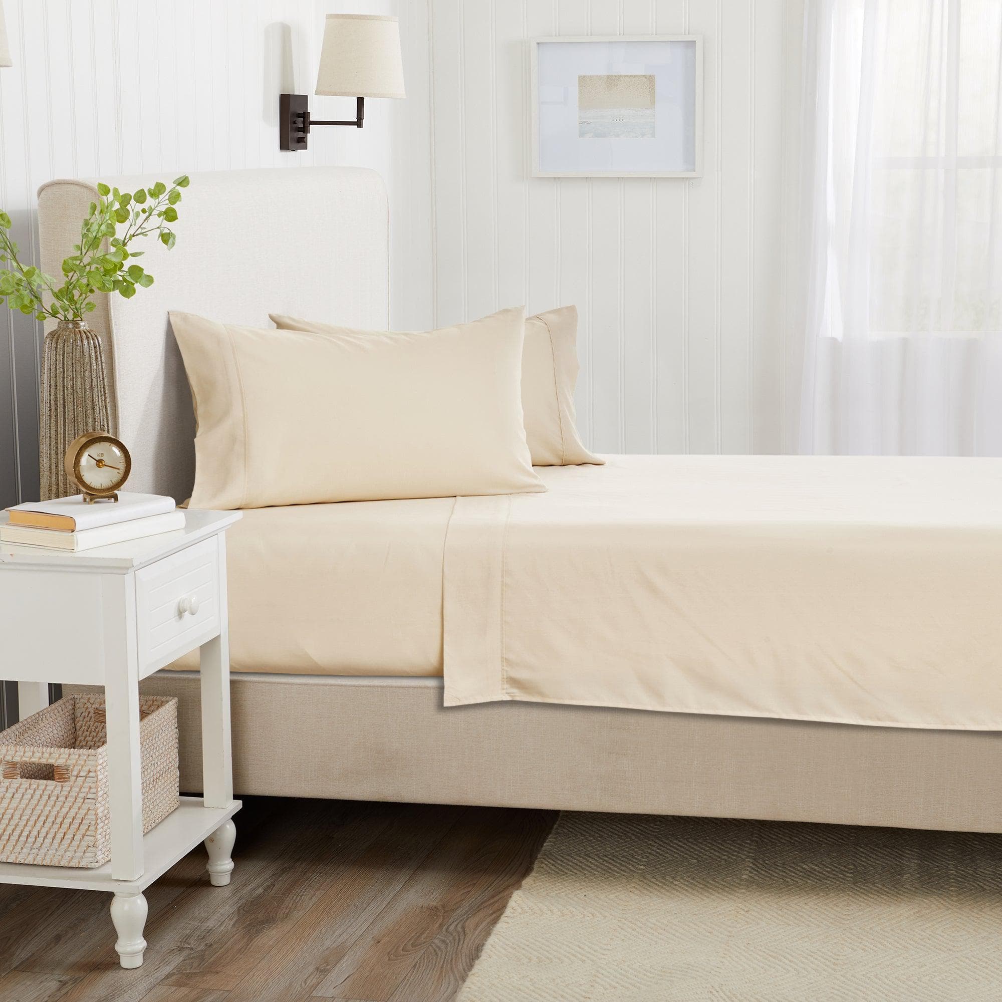 4 Piece Rayon Derived from Bamboo Sheet Set - Jordyn Collection - Best Buy Furniture