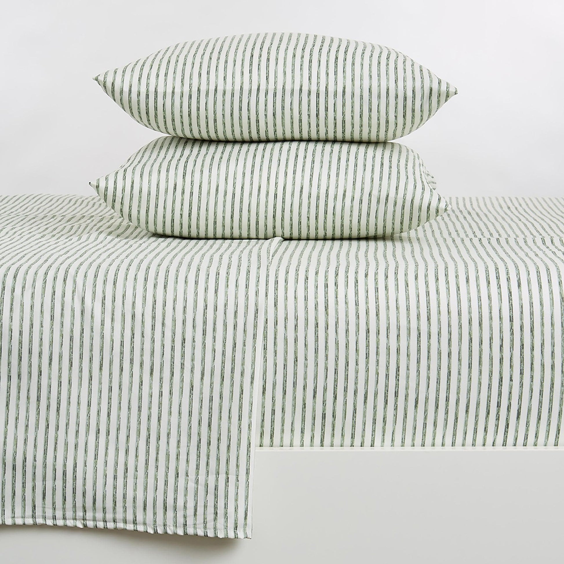 Striped Microfiber Sheet Set - Evette Collection - Best Buy Furniture