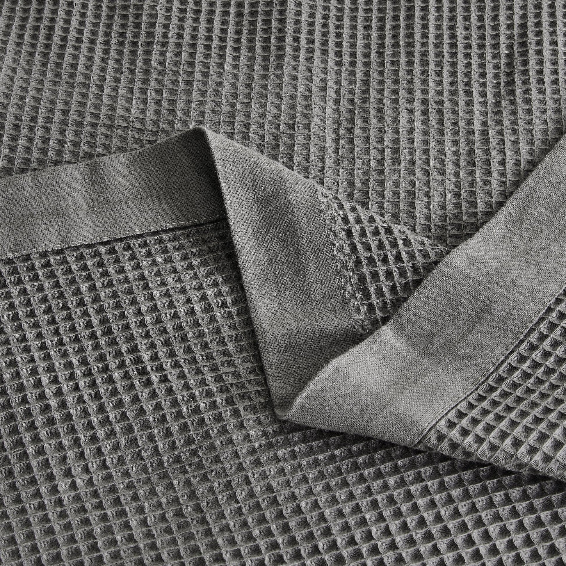 100% Cotton Small Waffle Weave Blanket - Hazel Collection - Best Buy Furniture