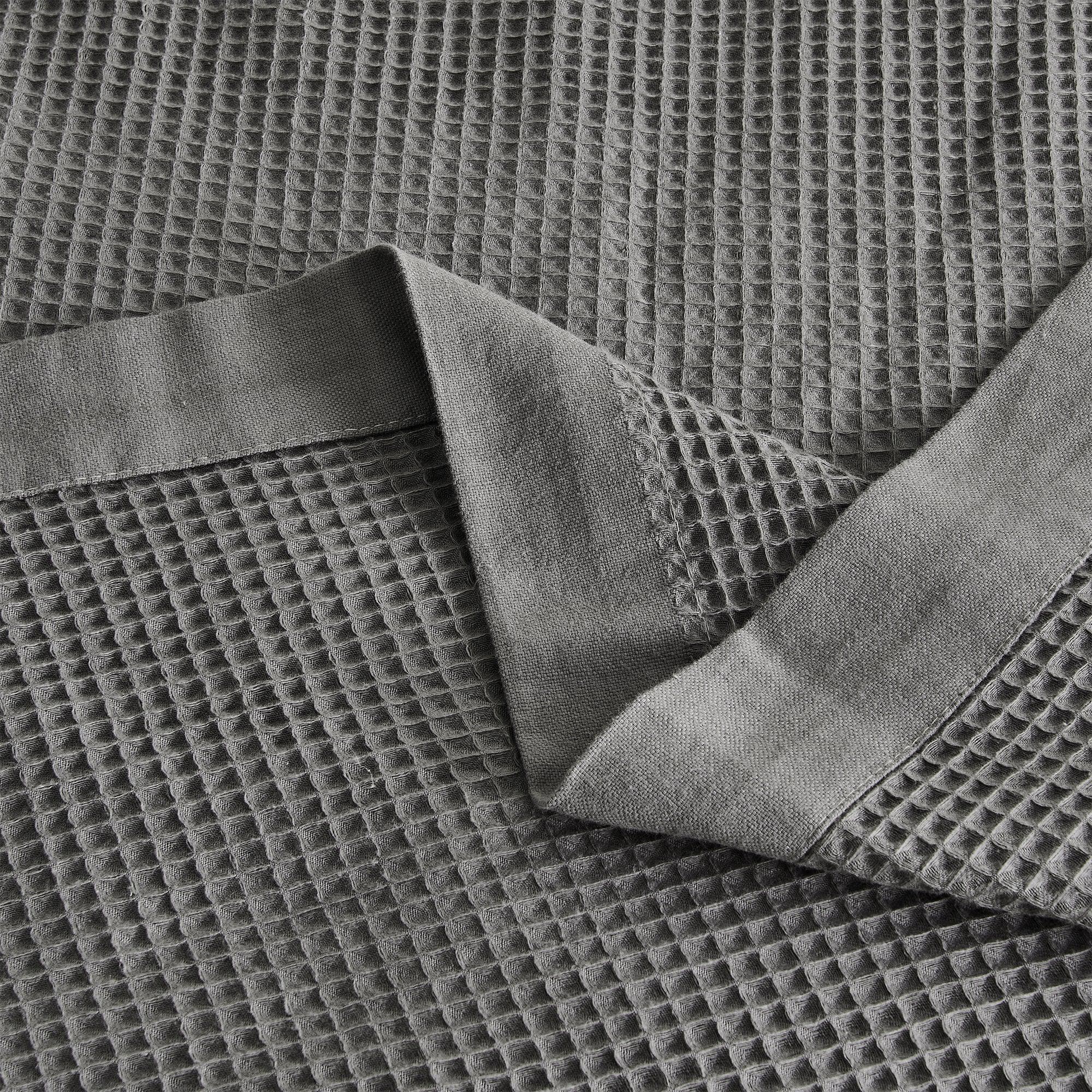 100% Cotton Small Waffle Weave Blanket - Hazel Collection - Best Buy Furniture