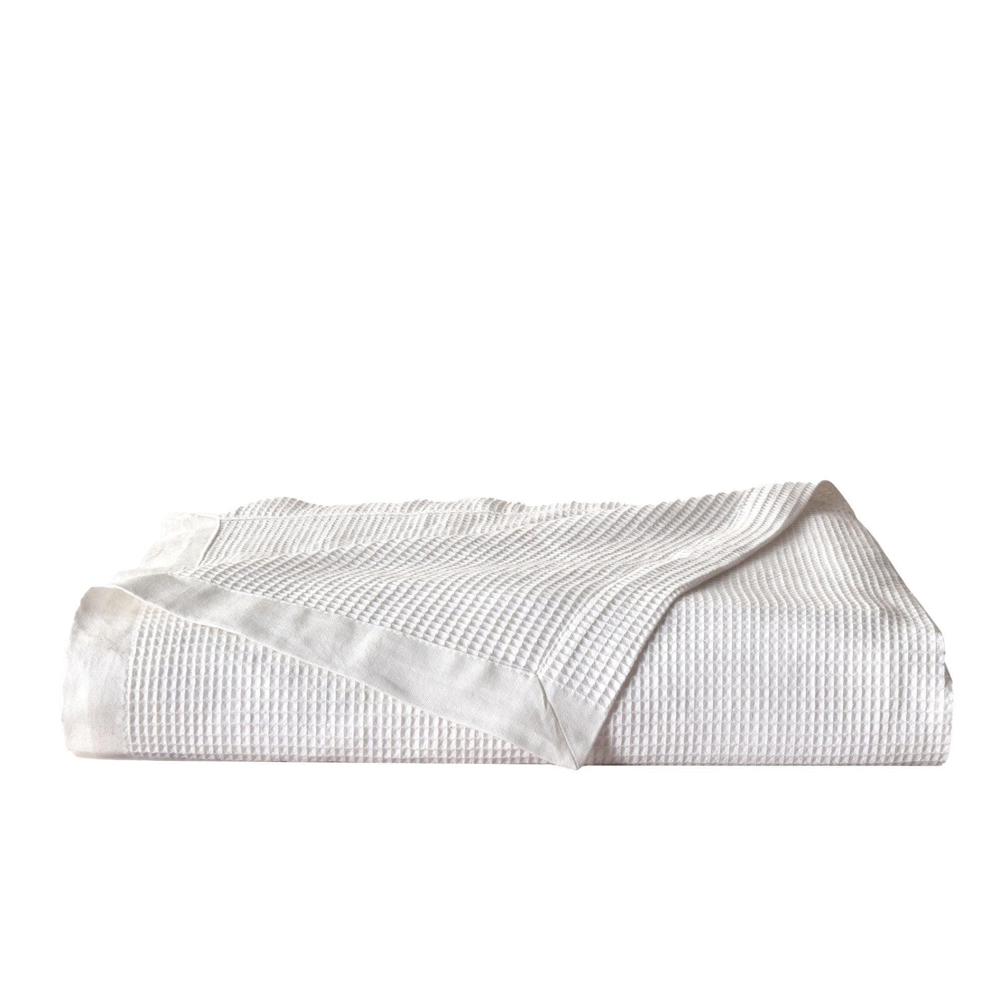 100% Cotton Small Waffle Weave Blanket - Hazel Collection - Best Buy Furniture