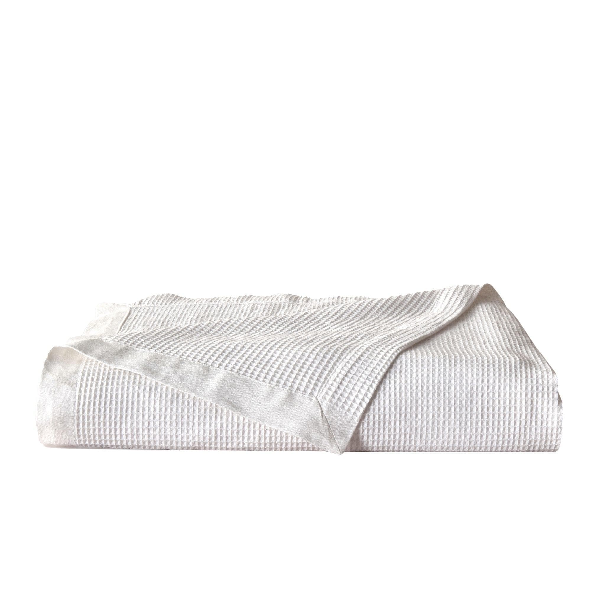 100% Cotton Small Waffle Weave Blanket - Hazel Collection - Best Buy Furniture