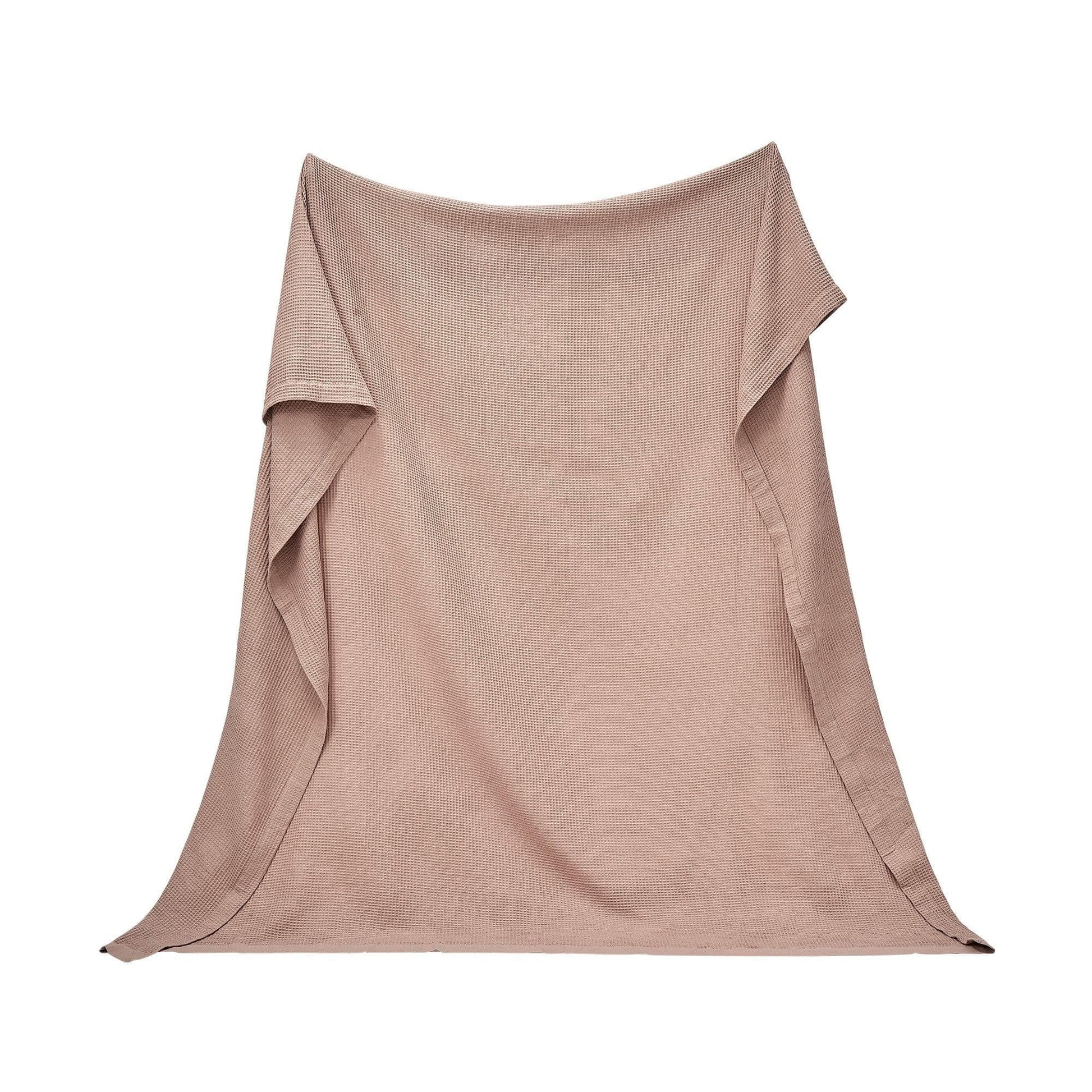 100% Cotton Small Waffle Weave Blanket - Hazel Collection - Best Buy Furniture