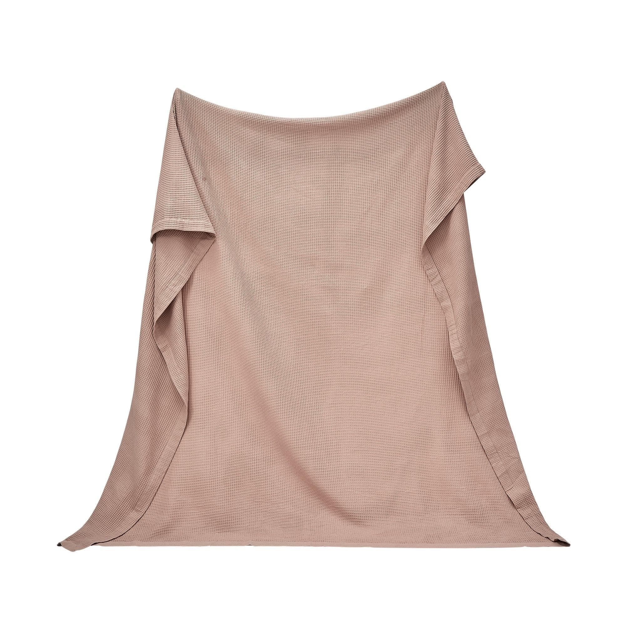 100% Cotton Small Waffle Weave Blanket - Hazel Collection - Best Buy Furniture