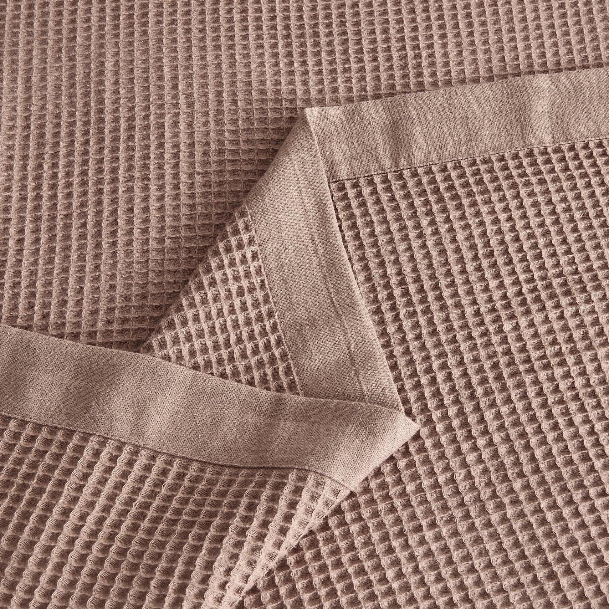 100% Cotton Small Waffle Weave Blanket - Hazel Collection - Best Buy Furniture