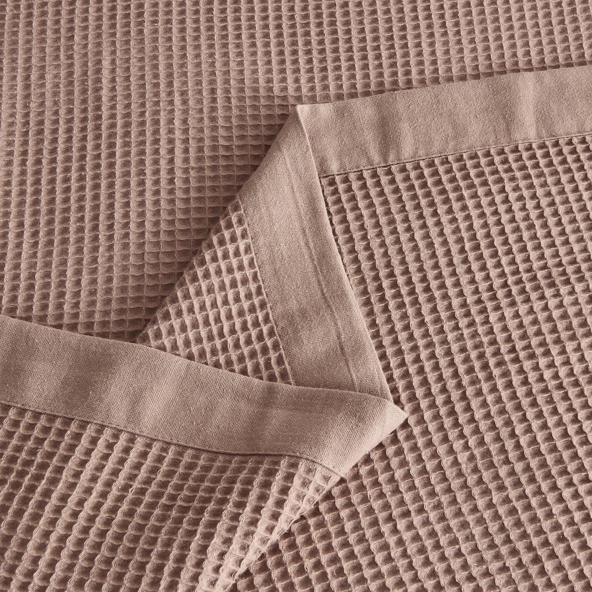 100% Cotton Small Waffle Weave Blanket - Hazel Collection - Best Buy Furniture