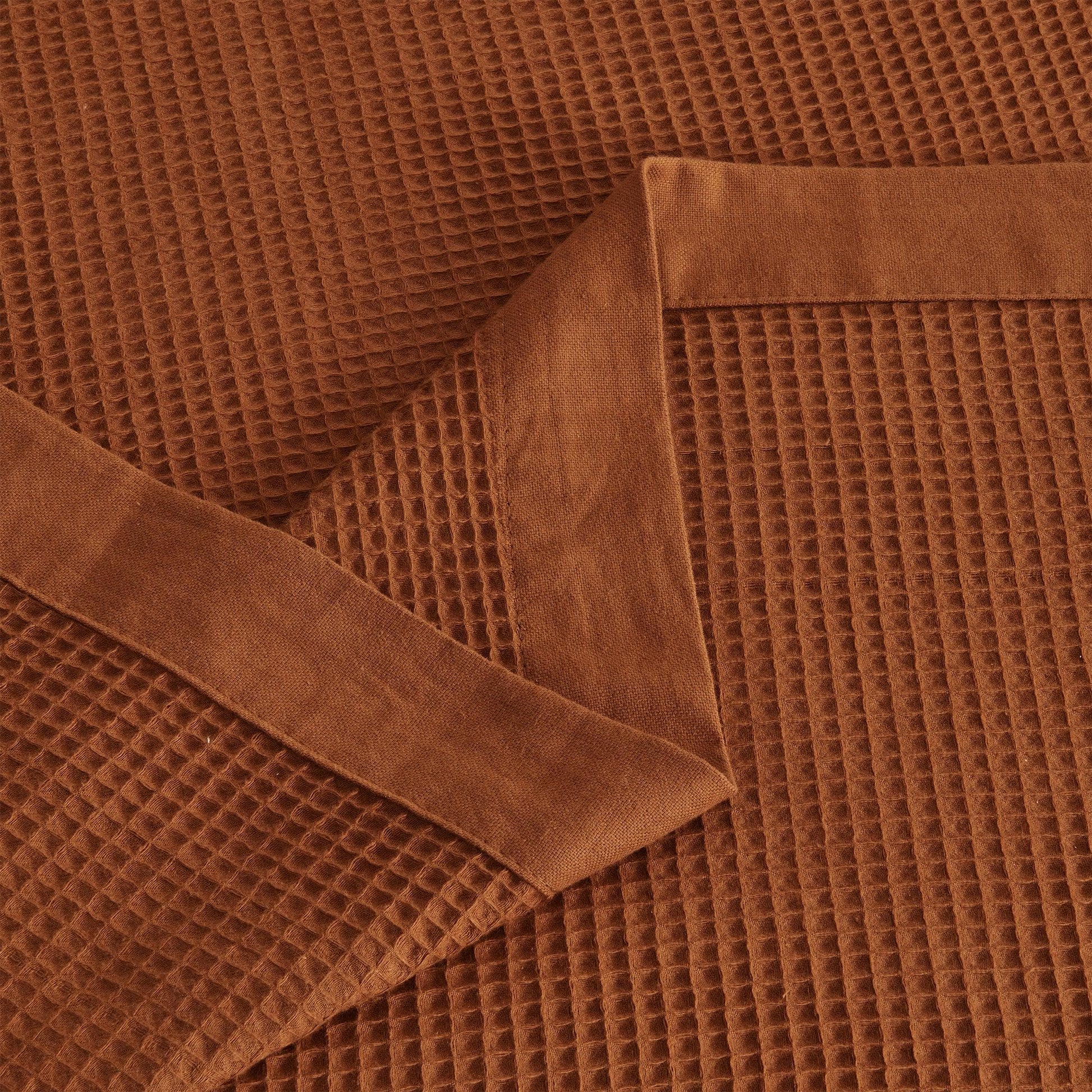 100% Cotton Small Waffle Weave Blanket - Hazel Collection - Best Buy Furniture