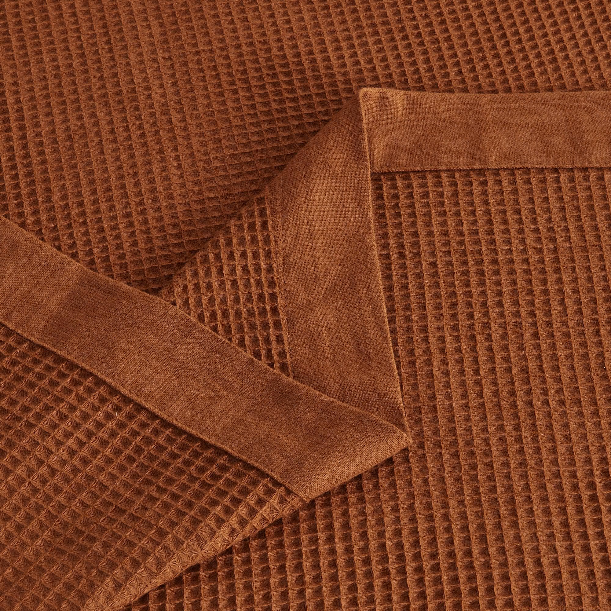 100% Cotton Small Waffle Weave Blanket - Hazel Collection - Best Buy Furniture