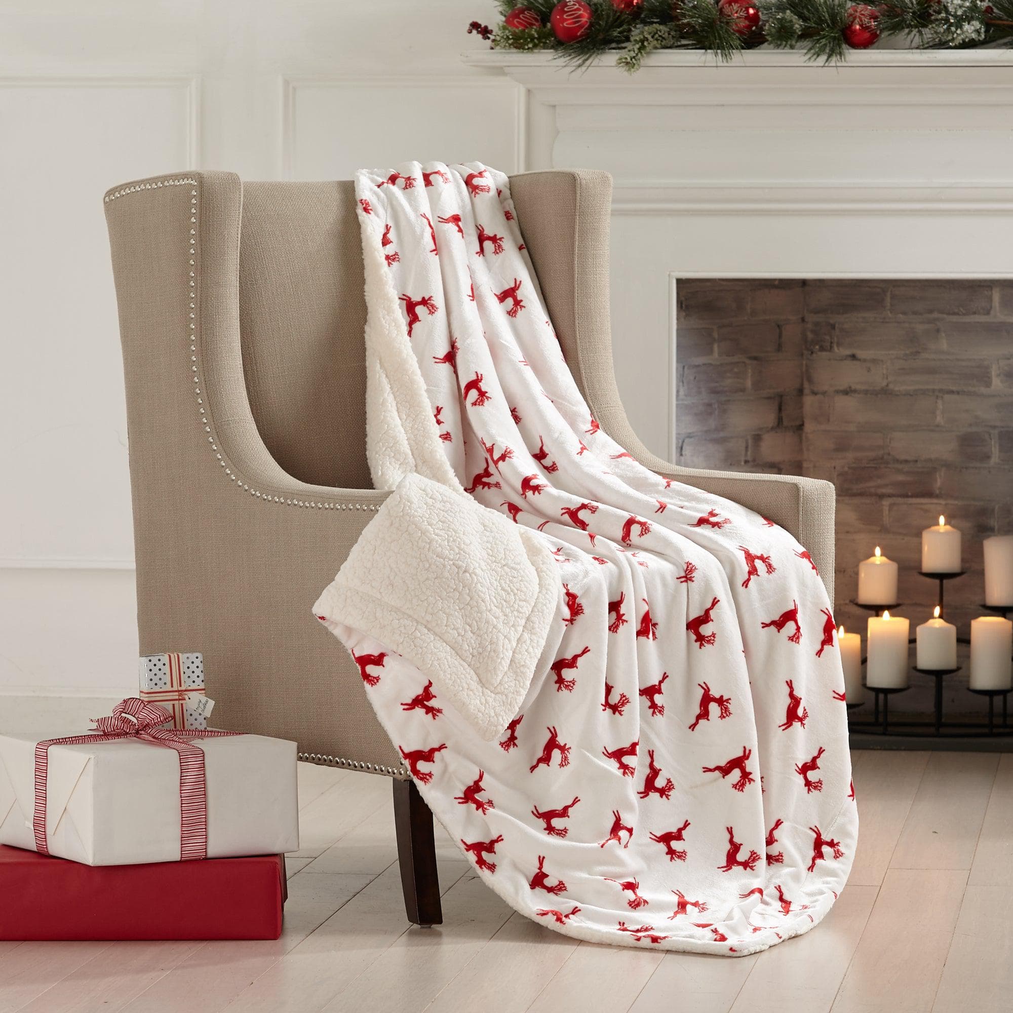 Sherpa Throw Blanket - Eve Collection - Best Buy Furniture