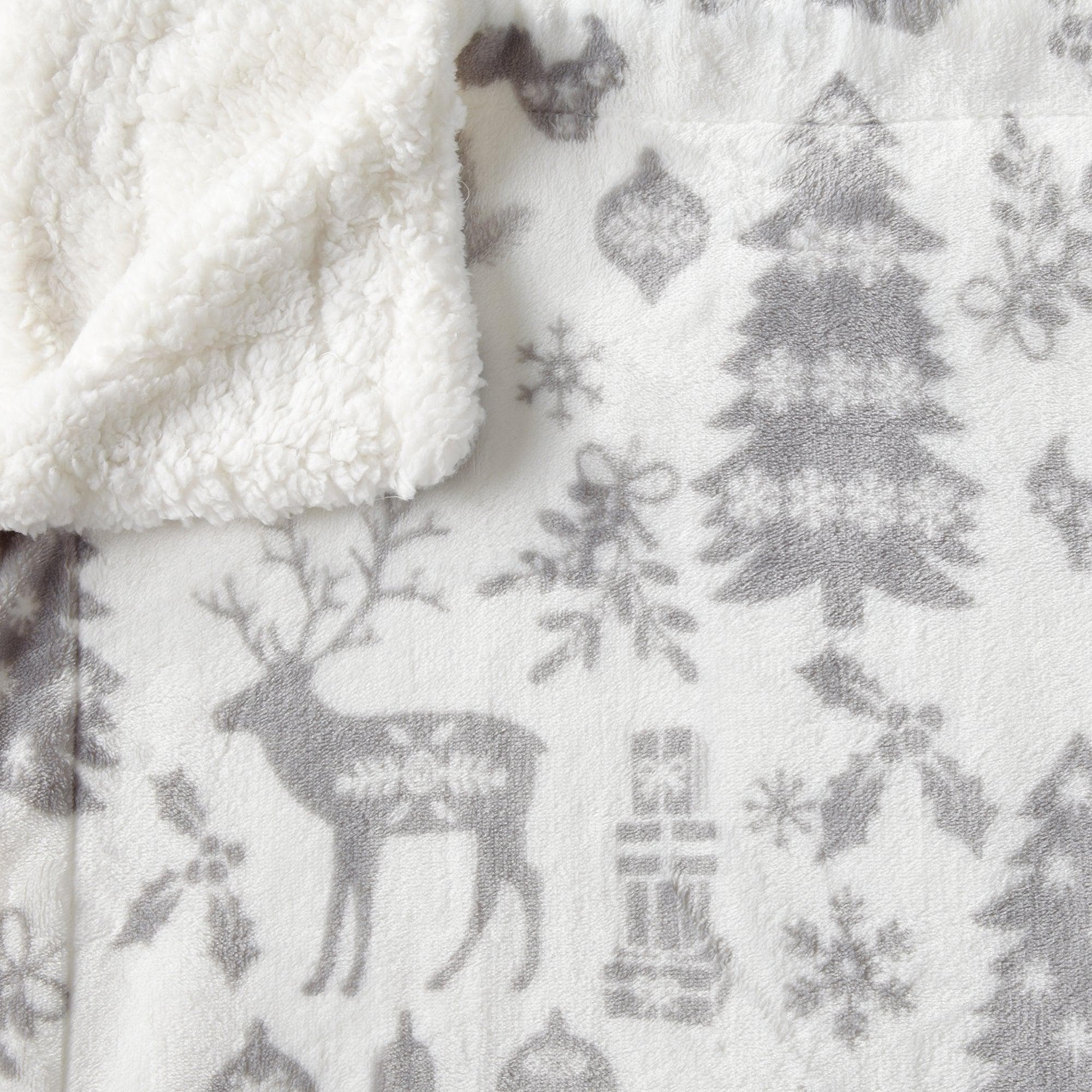 Sherpa Throw Blanket - Eve Collection - Best Buy Furniture