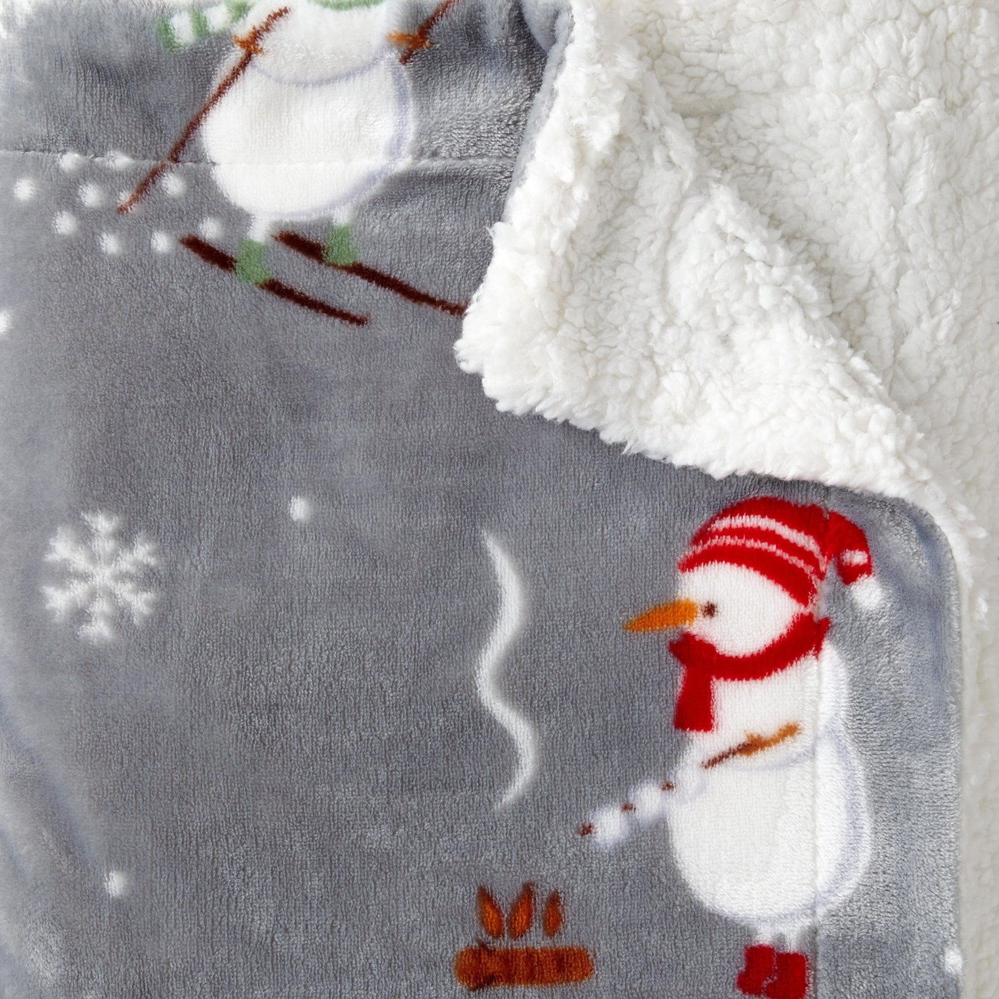 Sherpa Throw Blanket - Eve Collection - Best Buy Furniture