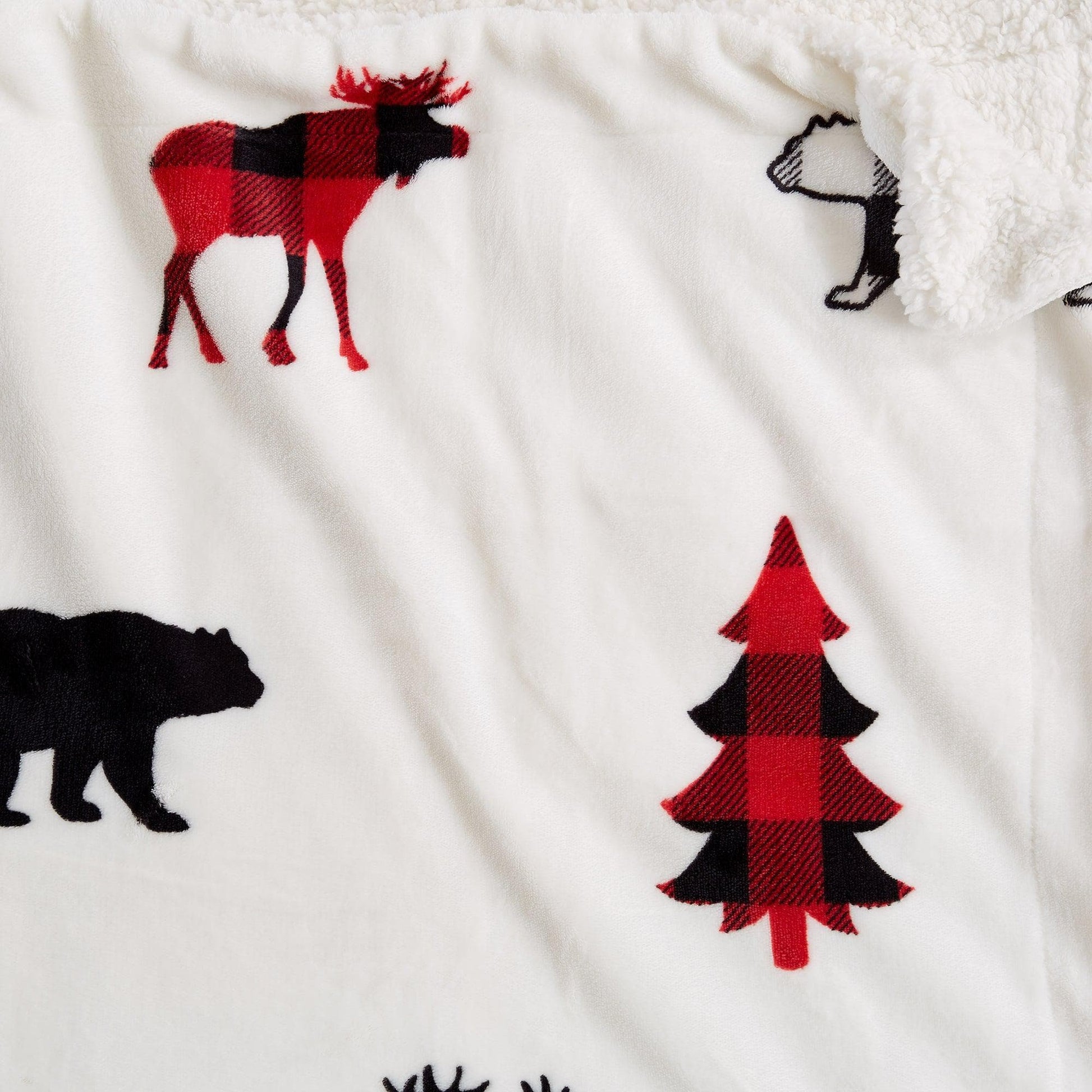 Sherpa Throw Blanket - Hudson Collection - Best Buy Furniture