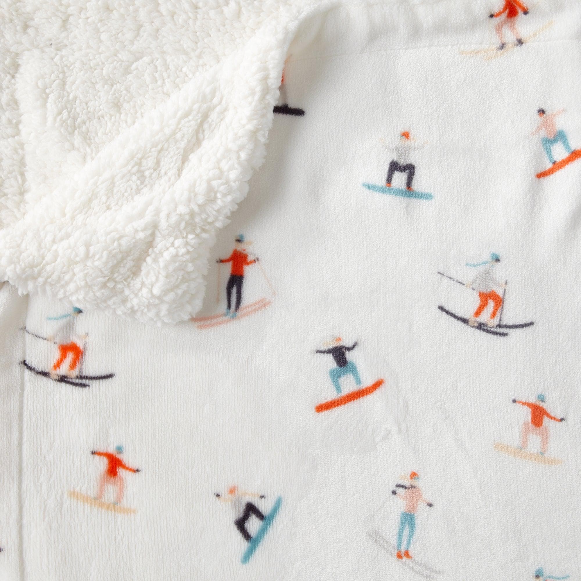 Sherpa Throw Blanket - Hudson Collection - Best Buy Furniture