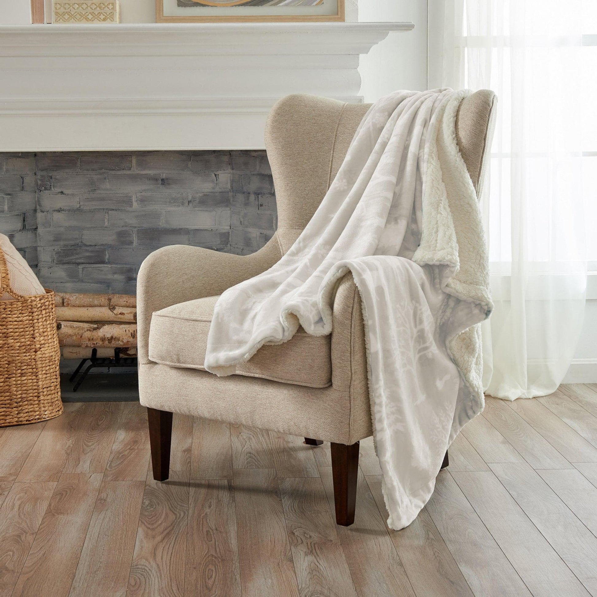 Velvet Plush Sherpa Luxury Bed Blanket - Cielo Collection - Best Buy Furniture