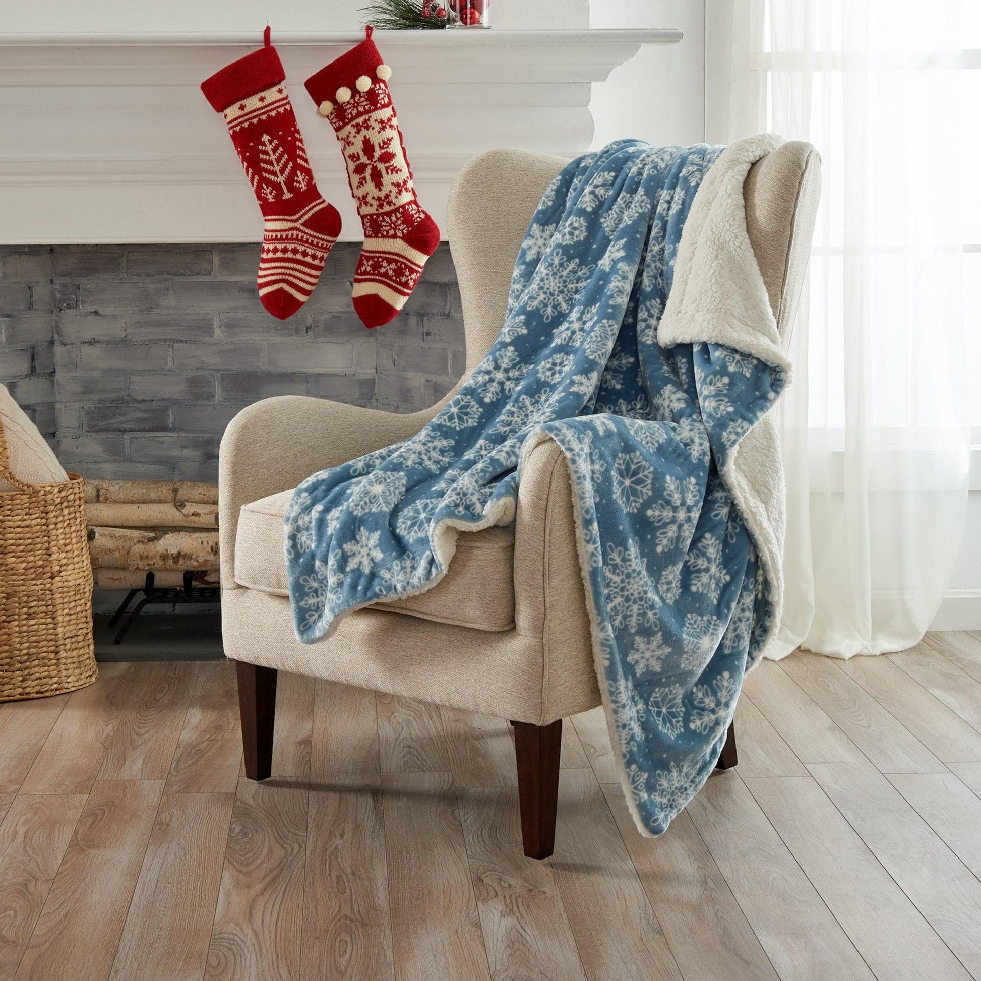 Velvet Plush Sherpa Luxury Bed Blanket - Cielo Collection - Best Buy Furniture