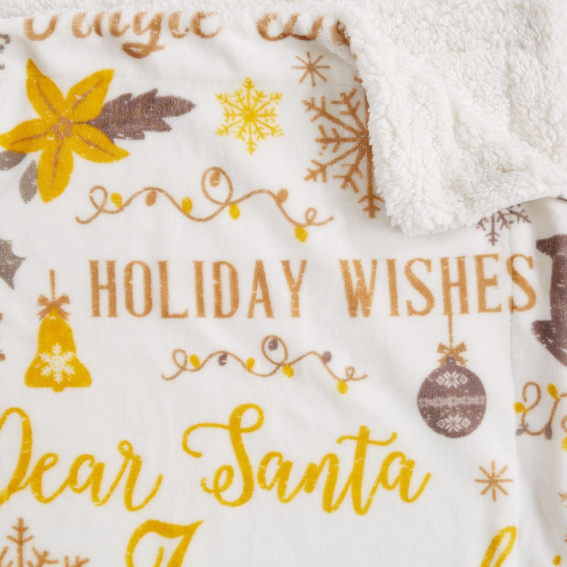 Holiday Sherpa Throw - Esmay Collection - Best Buy Furniture