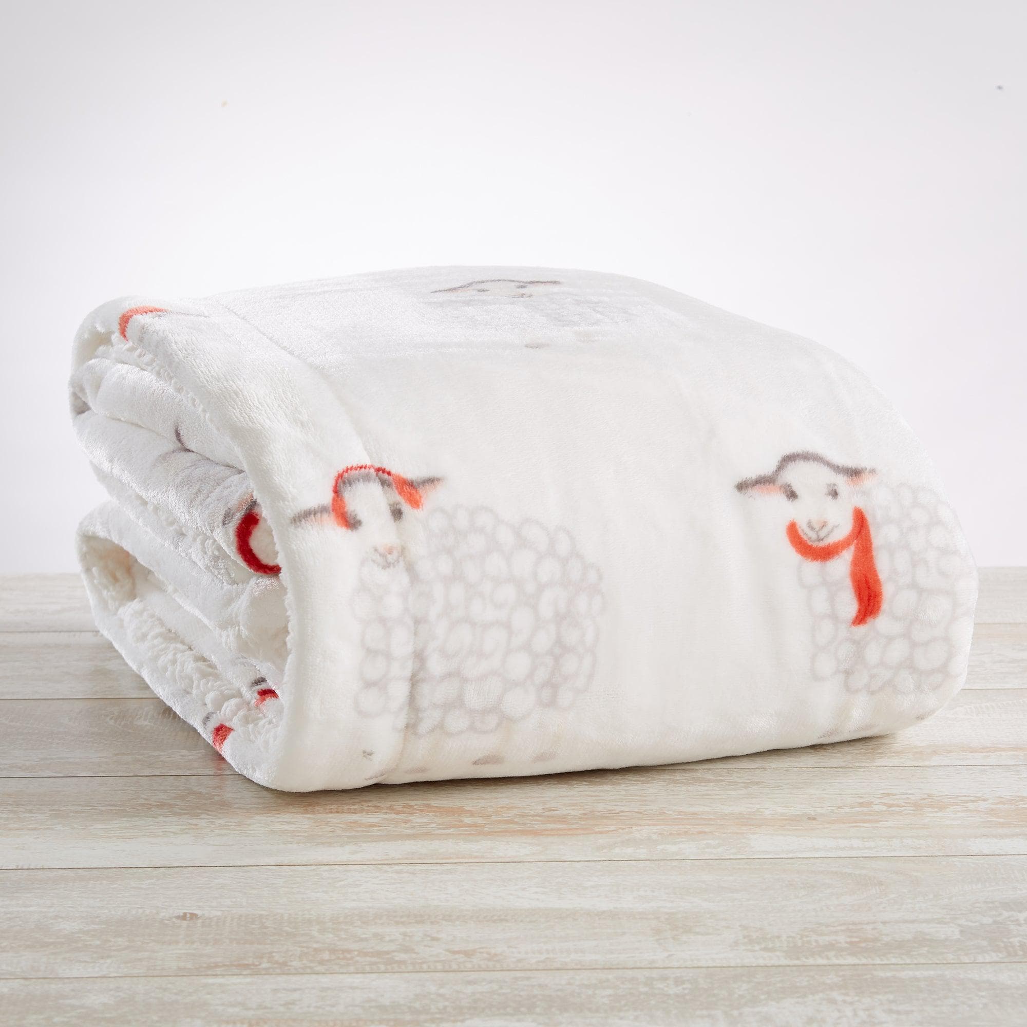 Holiday Sherpa Throw - Esmay Collection - Best Buy Furniture