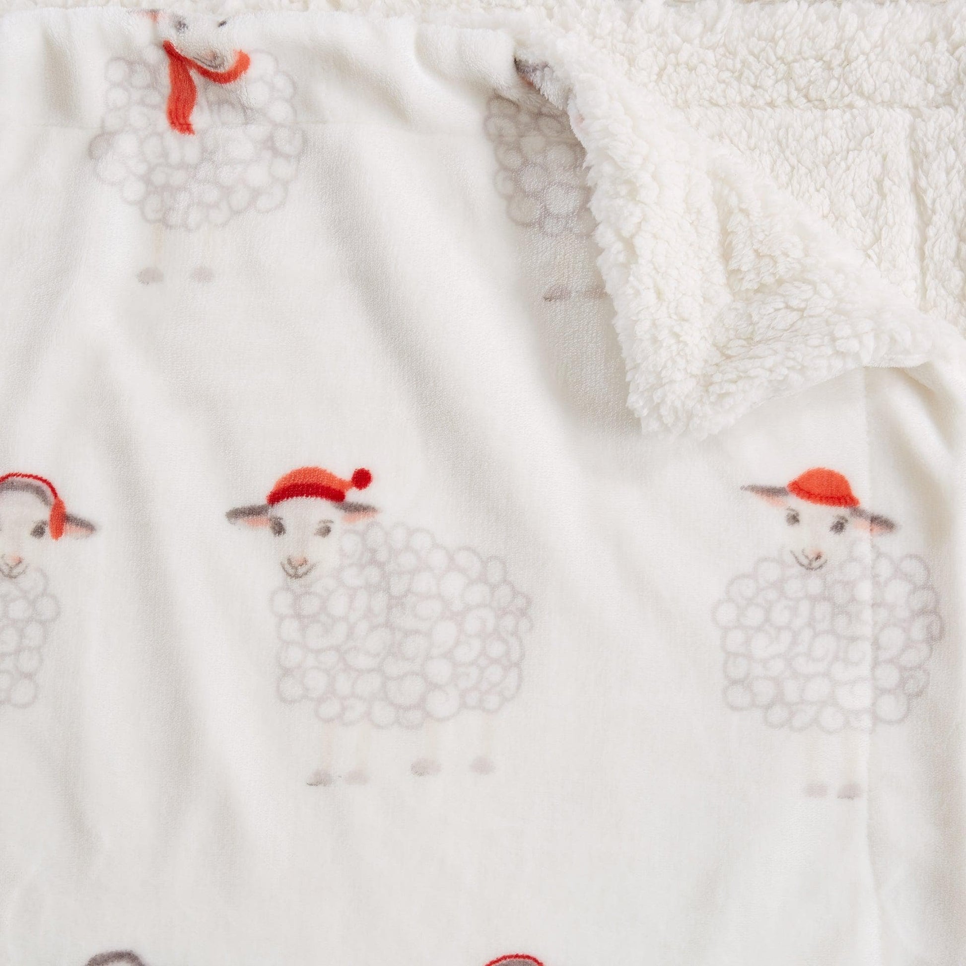 Holiday Sherpa Throw - Esmay Collection - Best Buy Furniture